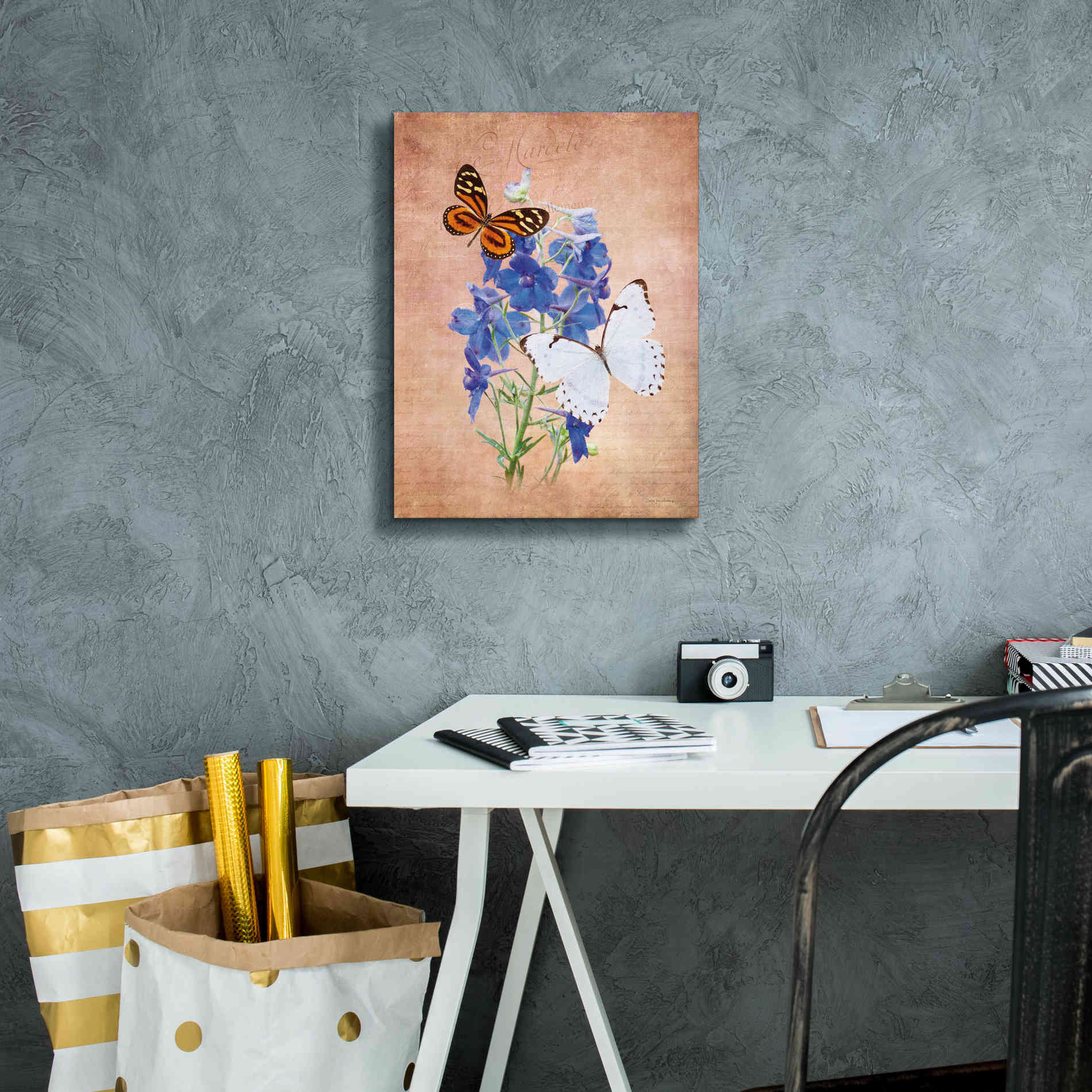 'Butterfly Botanical III' by Debra Van Swearingen, Canvas Wall Art,12 x 16
