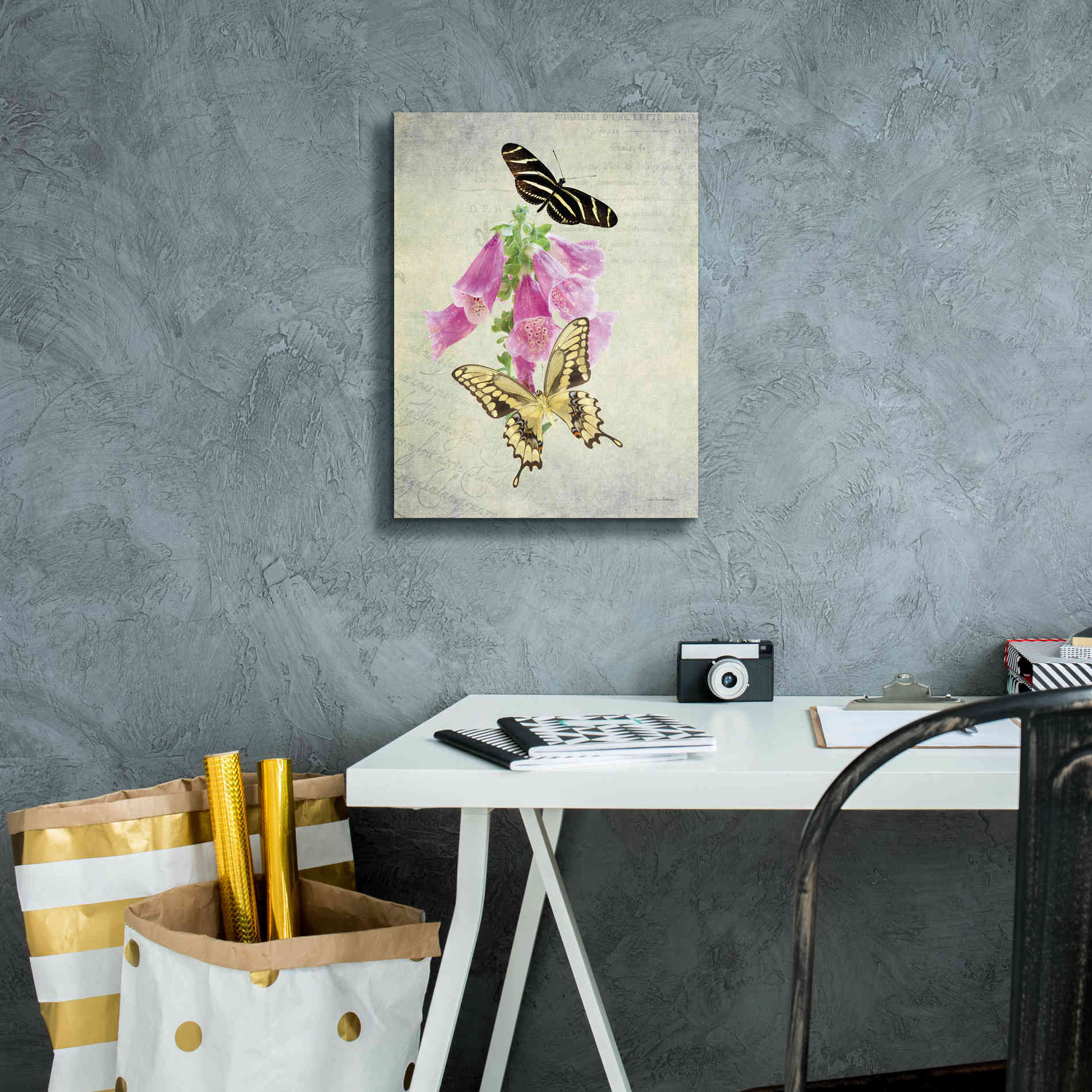'Butterfly Botanical IV' by Debra Van Swearingen, Canvas Wall Art,12 x 16