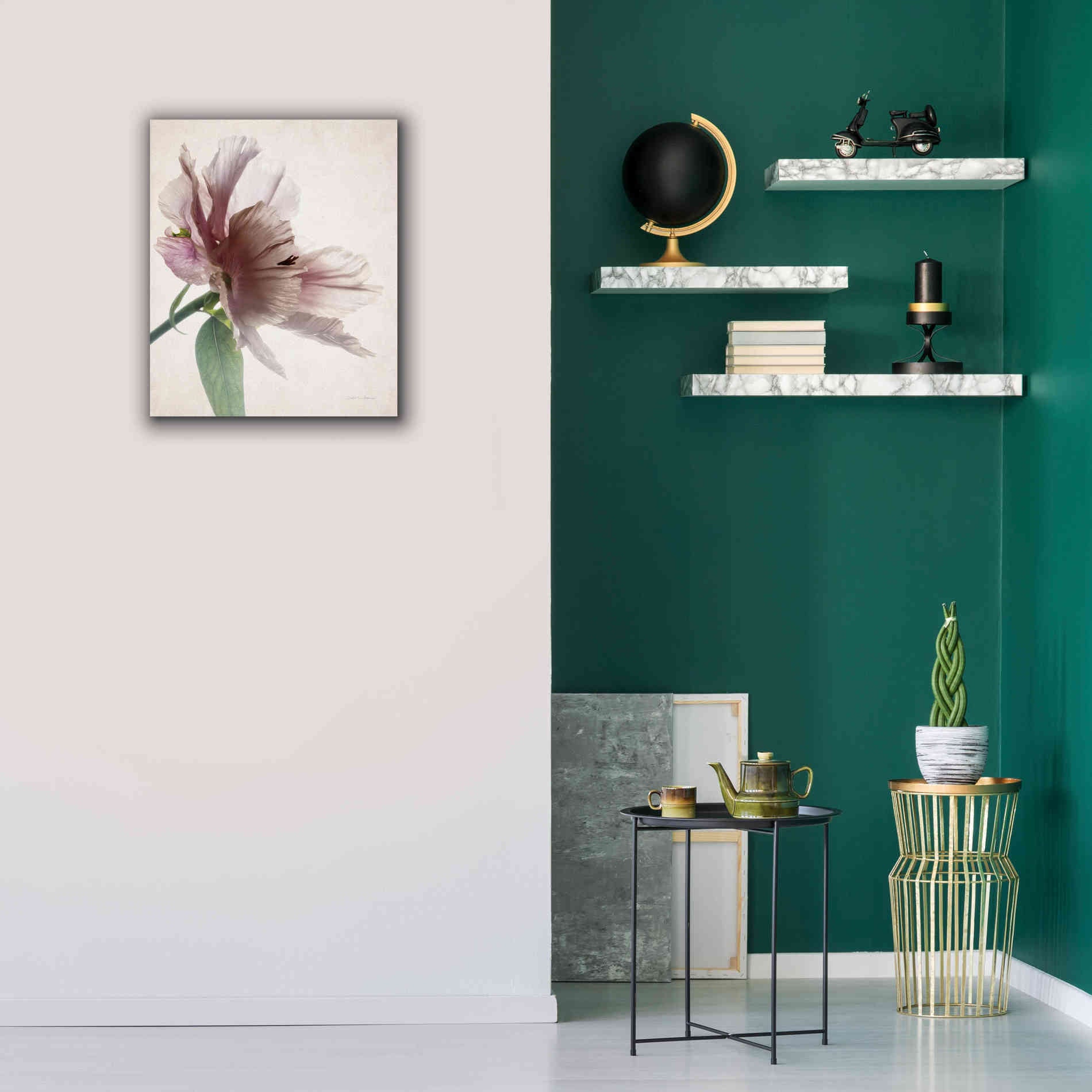 'Translucent Peony II' by Debra Van Swearingen, Canvas Wall Art,20 x 24