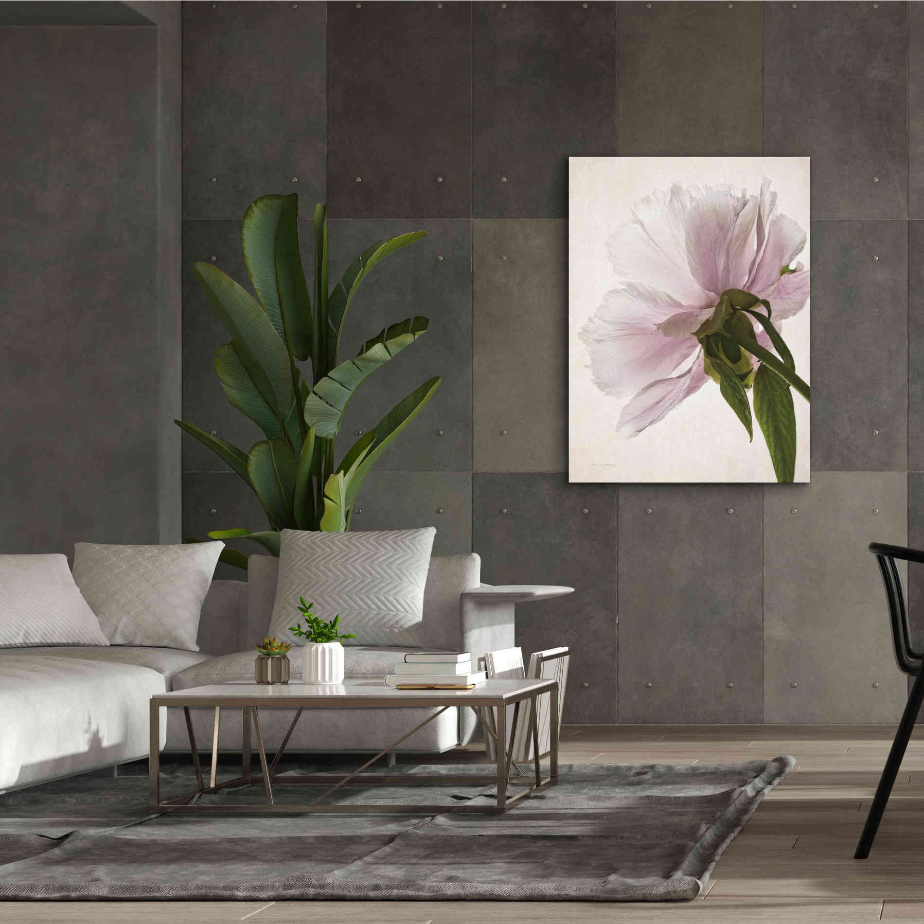 'Translucent Peony III' by Debra Van Swearingen, Canvas Wall Art,40 x 54