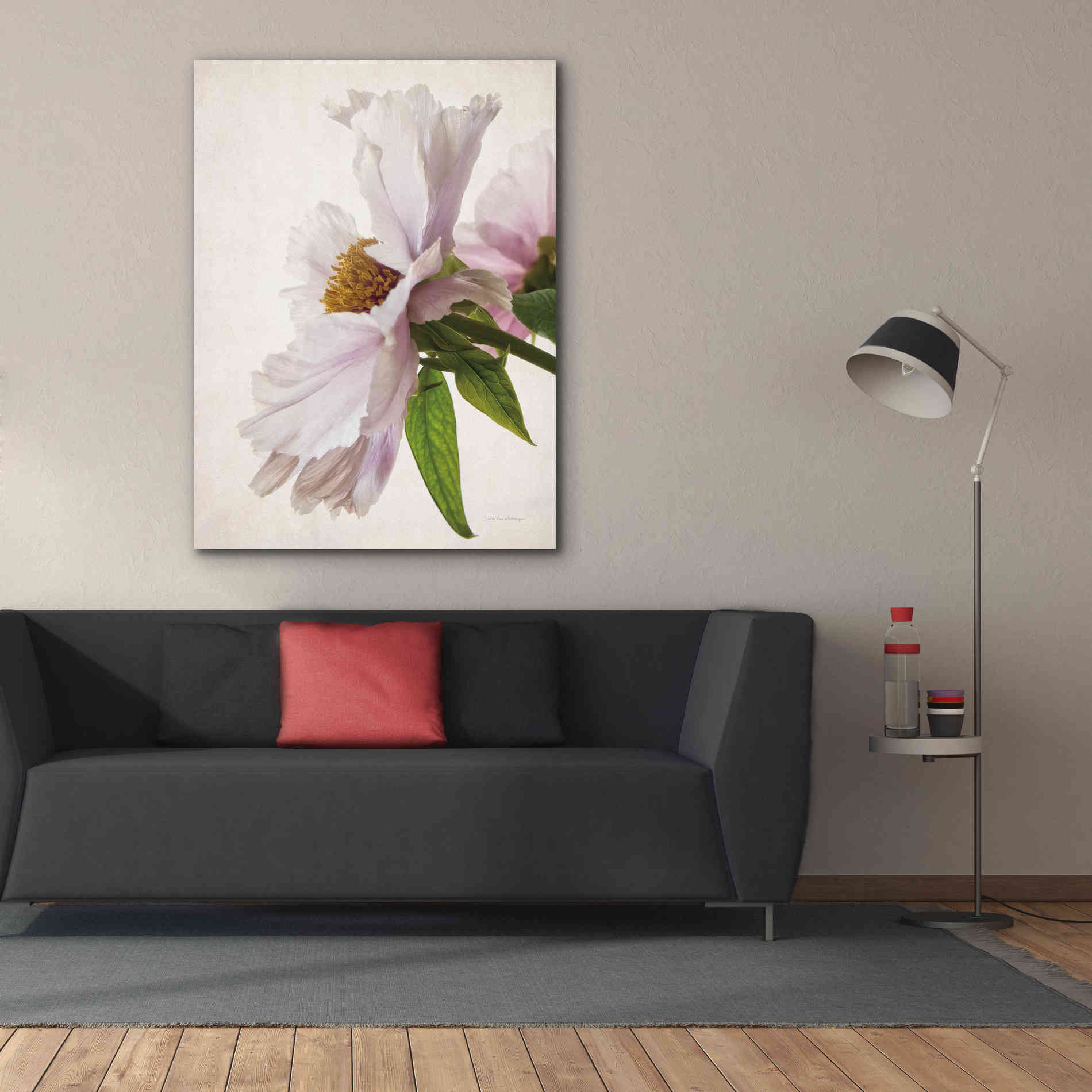 'Translucent Peony IV' by Debra Van Swearingen, Canvas Wall Art,40 x 54