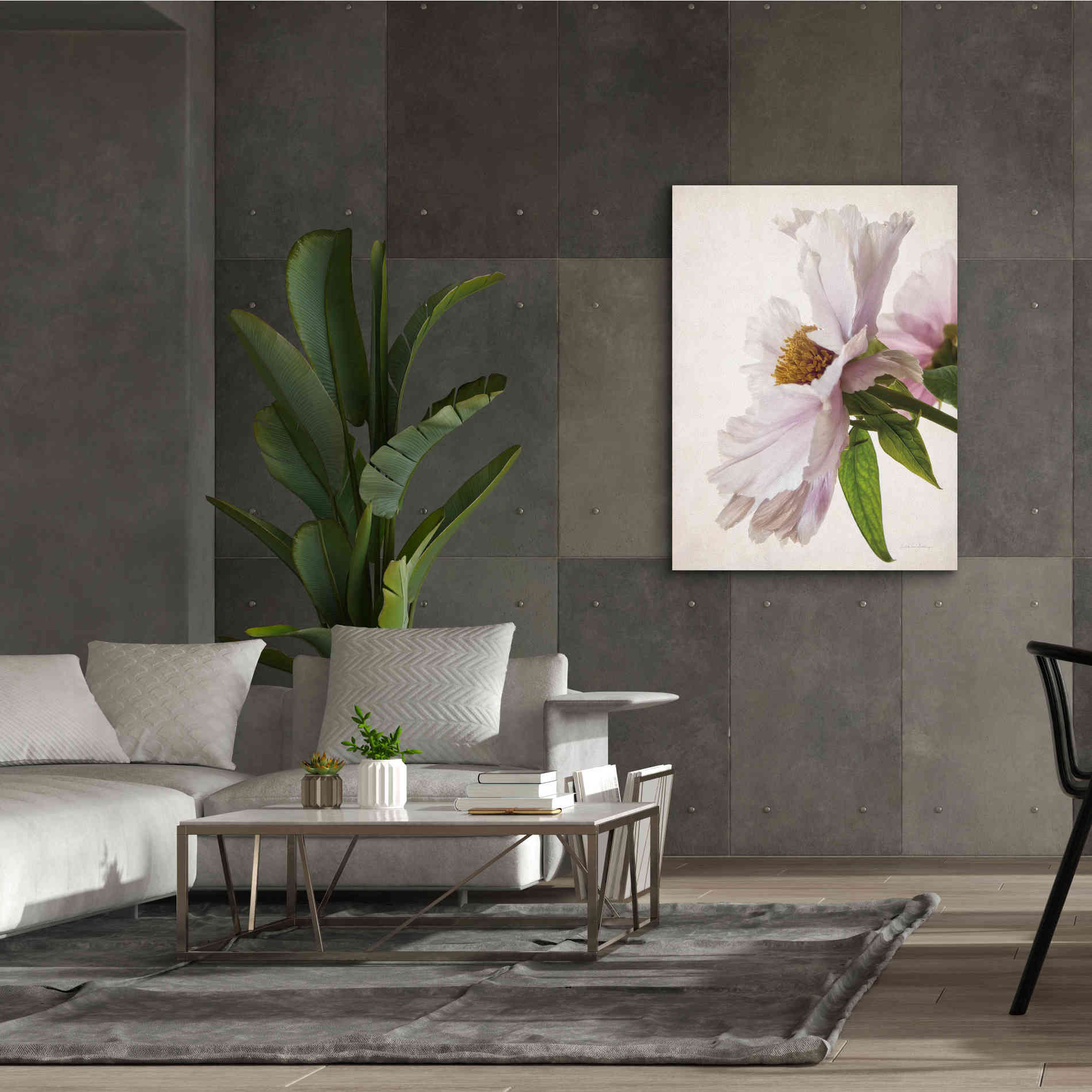 'Translucent Peony IV' by Debra Van Swearingen, Canvas Wall Art,40 x 54
