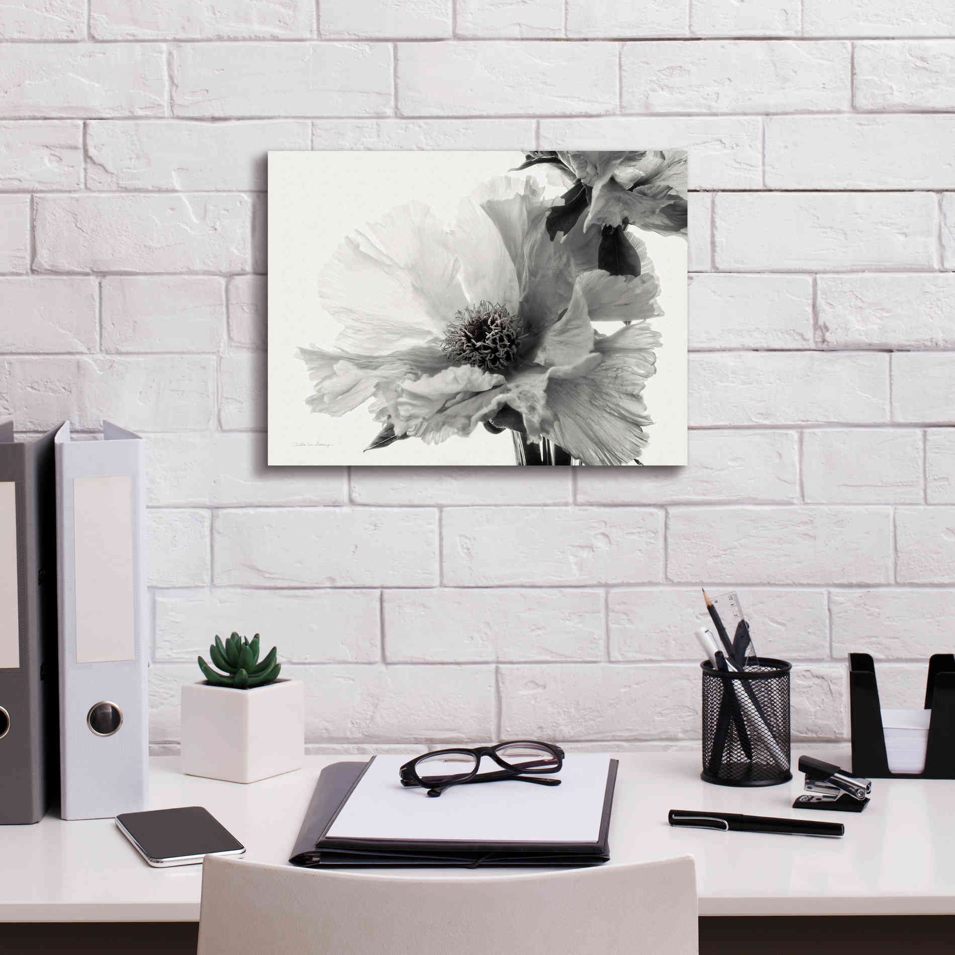 'Translucent Peony VBW' by Debra Van Swearingen, Canvas Wall Art,16 x 12