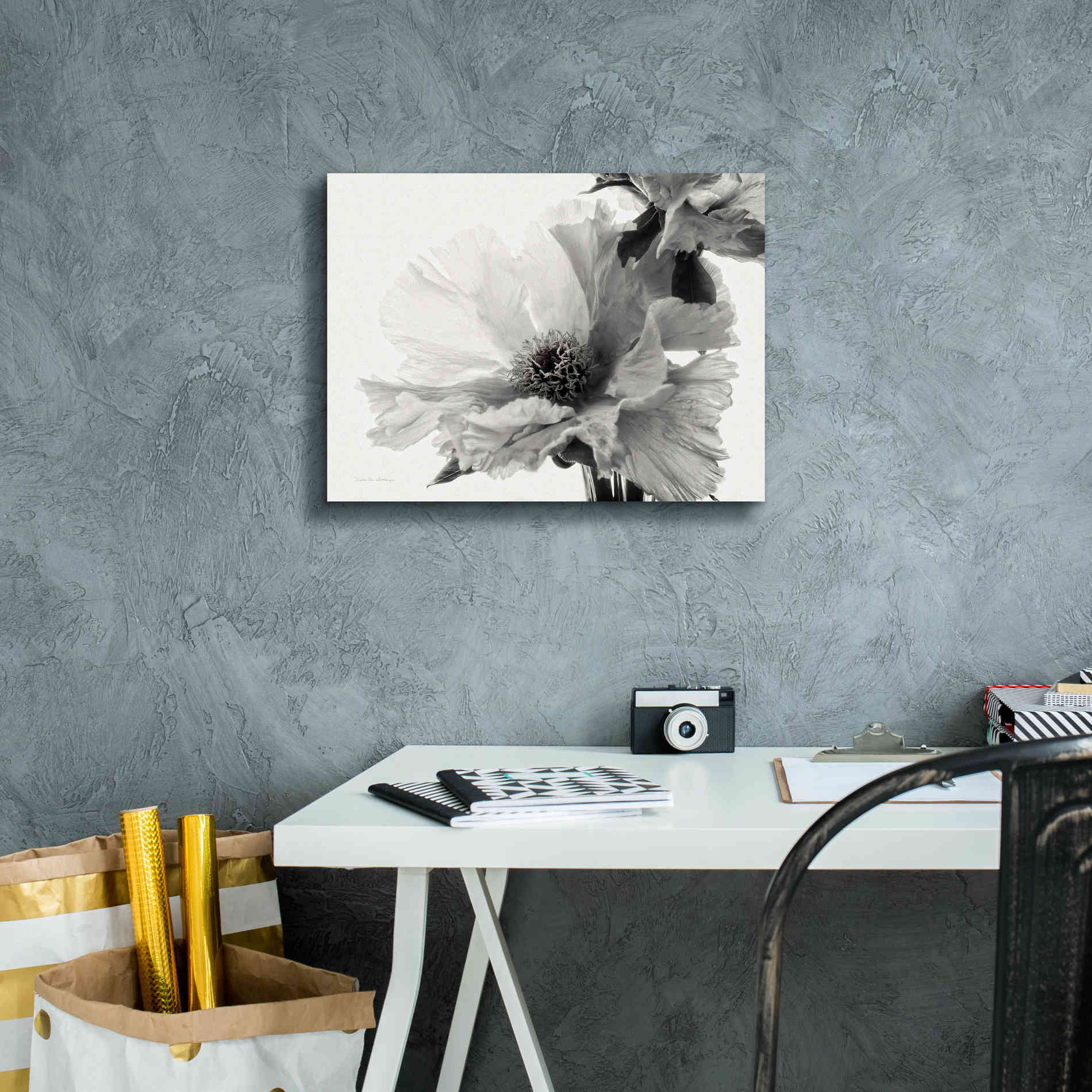 'Translucent Peony VBW' by Debra Van Swearingen, Canvas Wall Art,16 x 12