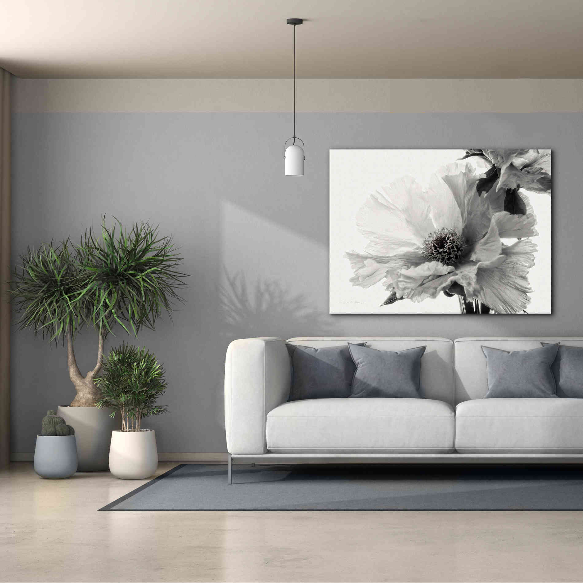 'Translucent Peony VBW' by Debra Van Swearingen, Canvas Wall Art,54 x 40