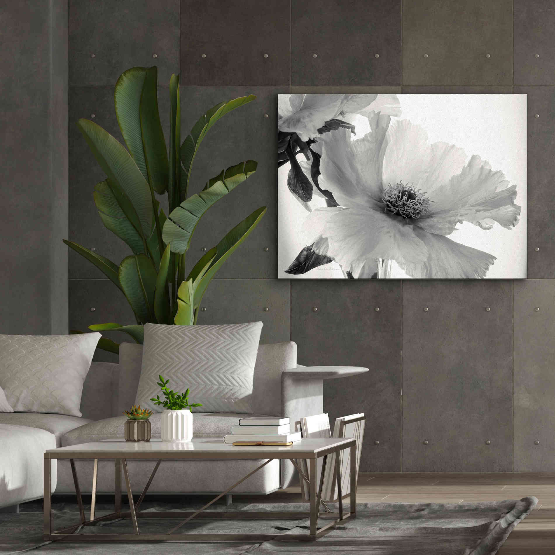 'Translucent Peony VIBW' by Debra Van Swearingen, Canvas Wall Art,54 x 40