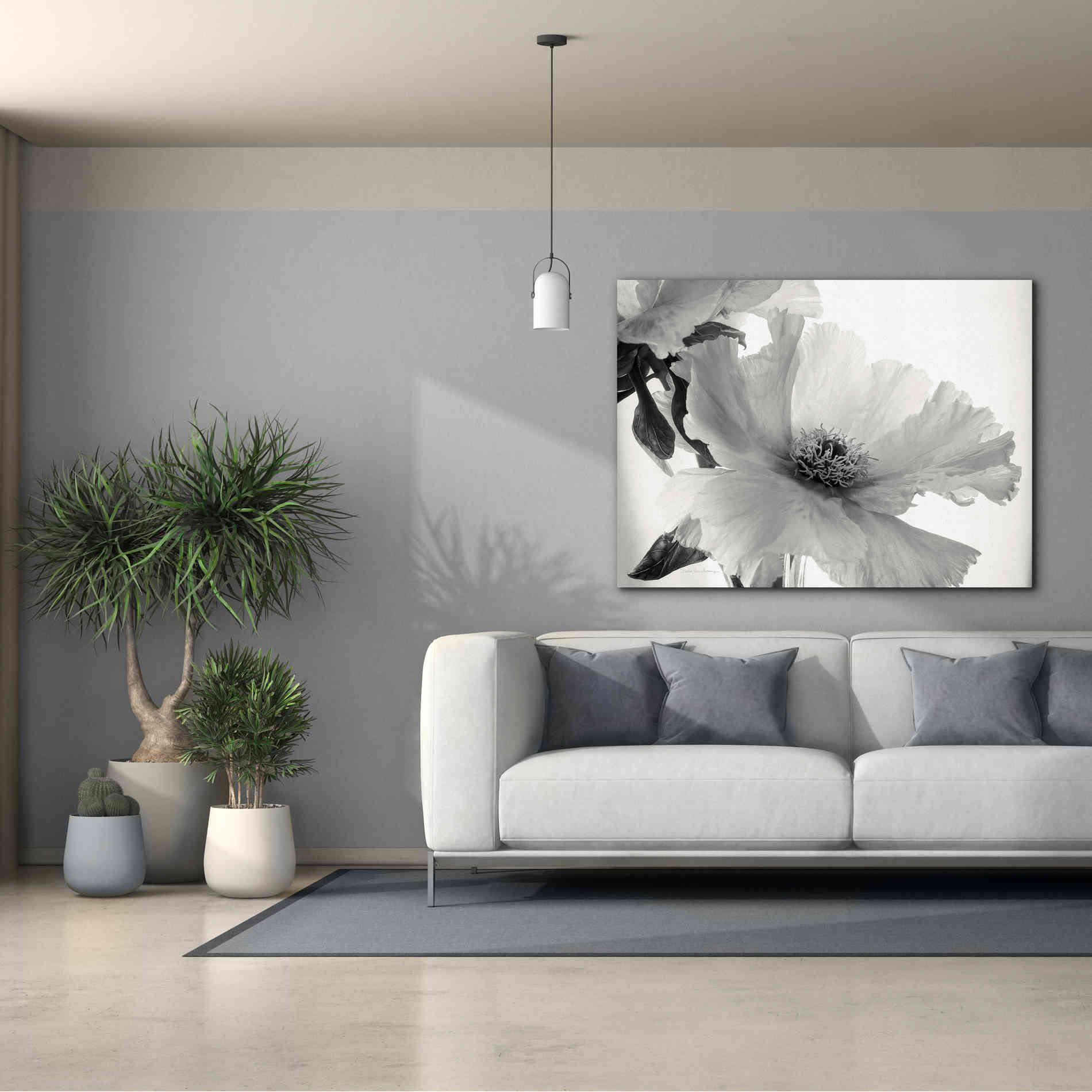 'Translucent Peony VIBW' by Debra Van Swearingen, Canvas Wall Art,54 x 40