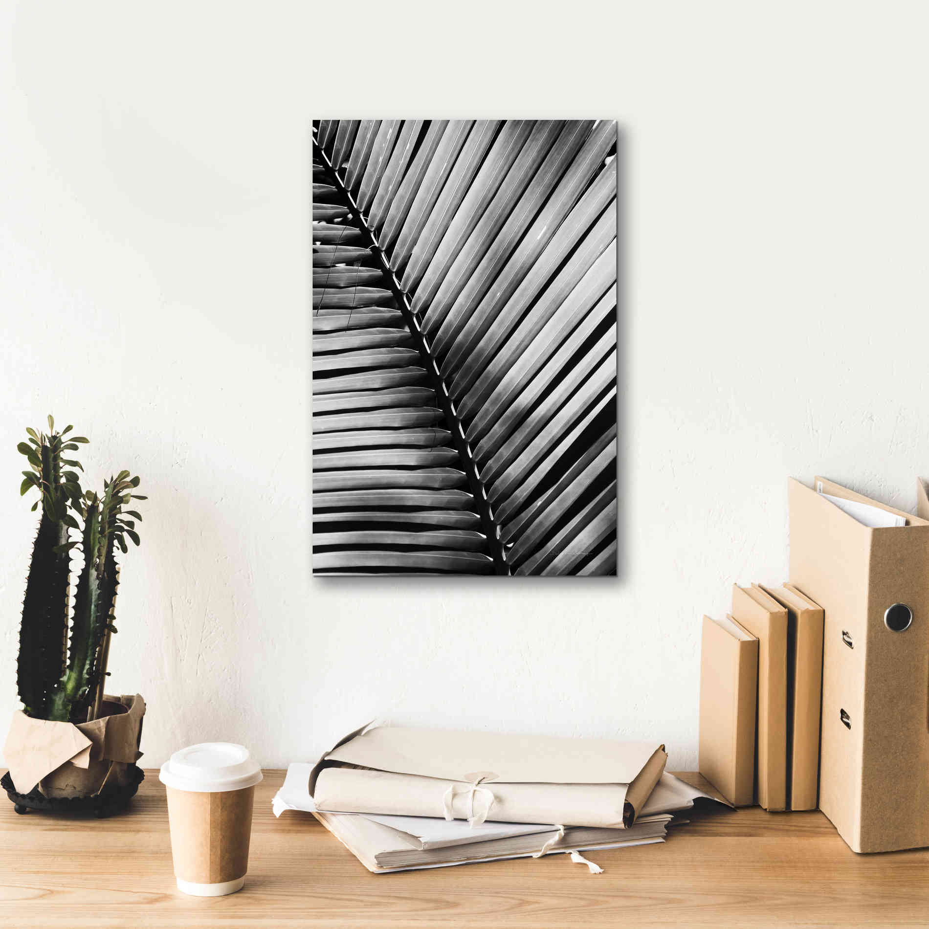 'Palm Frond I' by Debra Van Swearingen, Canvas Wall Art,12 x 18