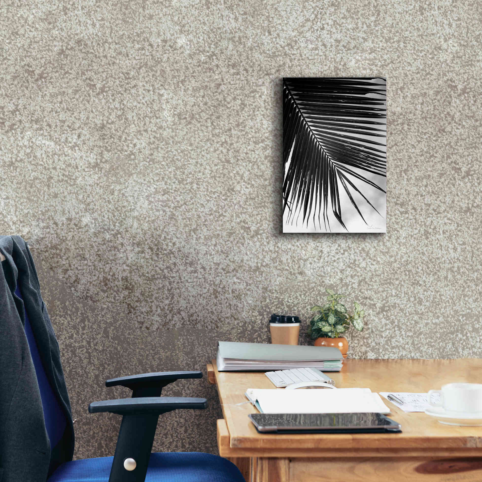 'Palm Frond II' by Debra Van Swearingen, Canvas Wall Art,12 x 18