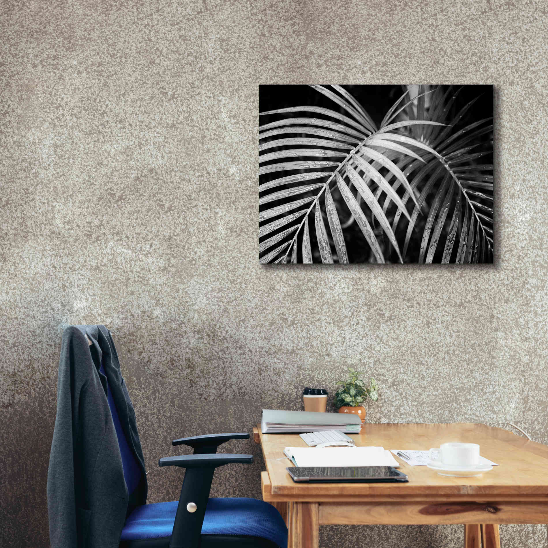 'Palm Fronds' by Debra Van Swearingen, Canvas Wall Art,34 x 26