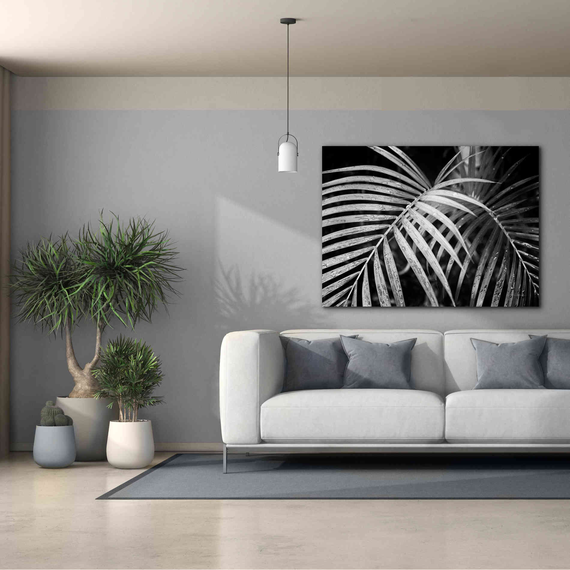 'Palm Fronds' by Debra Van Swearingen, Canvas Wall Art,54 x 40