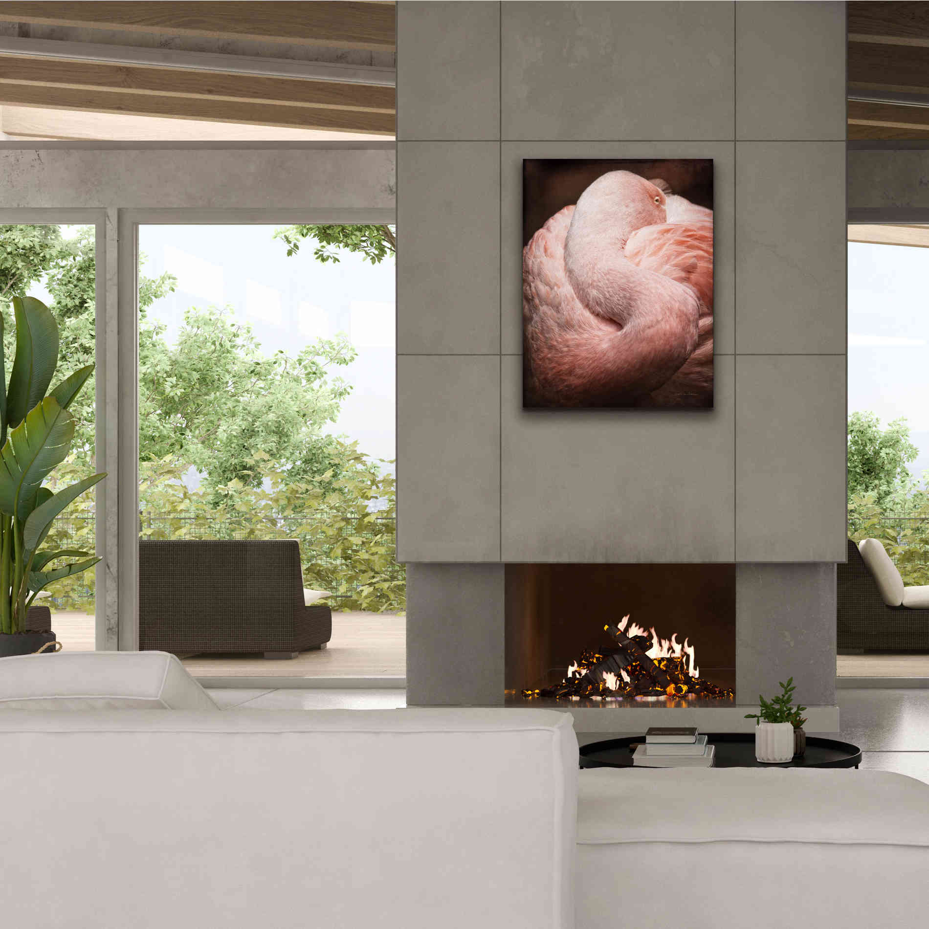 'Chilean Flamingo I' by Debra Van Swearingen, Canvas Wall Art,26 x 34