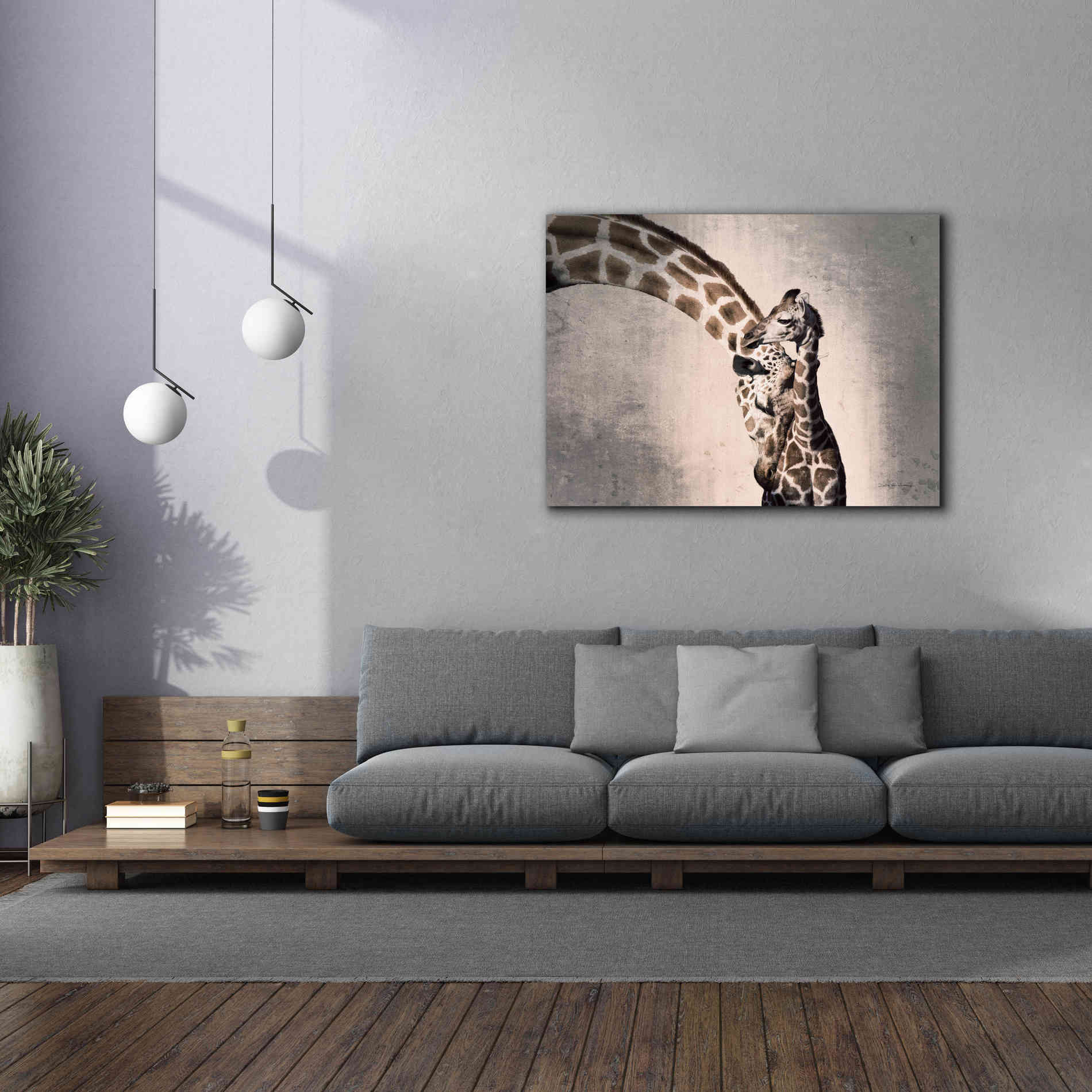 'Mother and Son' by Debra Van Swearingen, Canvas Wall Art,54 x 40