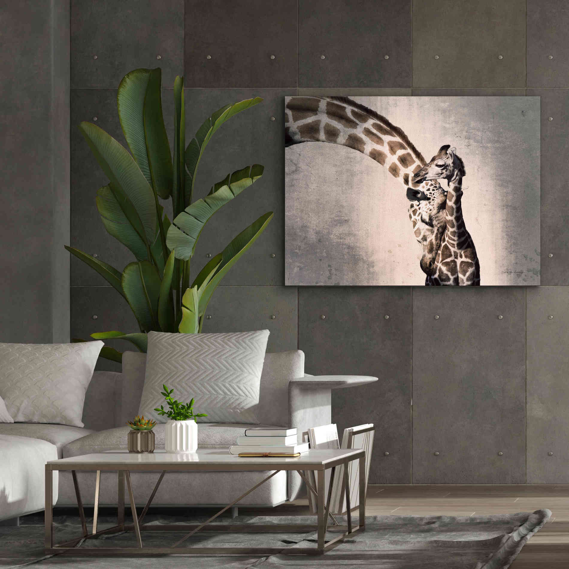 'Mother and Son' by Debra Van Swearingen, Canvas Wall Art,54 x 40