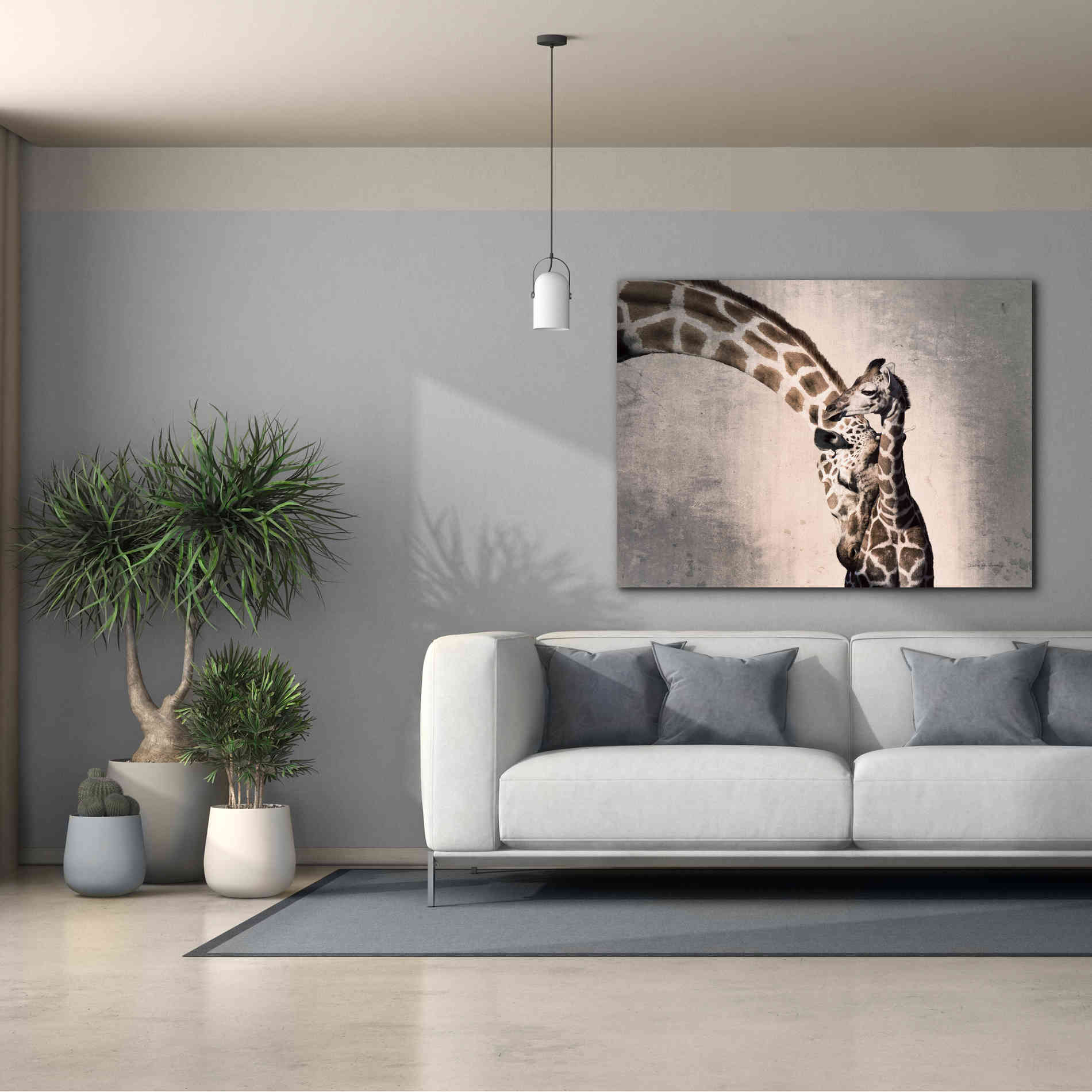 'Mother and Son' by Debra Van Swearingen, Canvas Wall Art,54 x 40