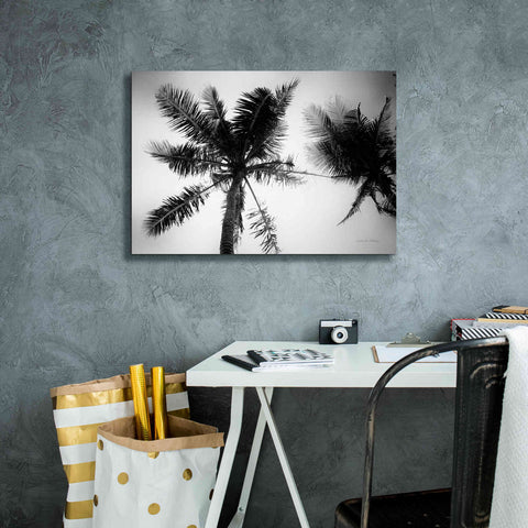 Image of 'Palm Tree Looking Up II' by Debra Van Swearingen, Canvas Wall Art,26 x 18