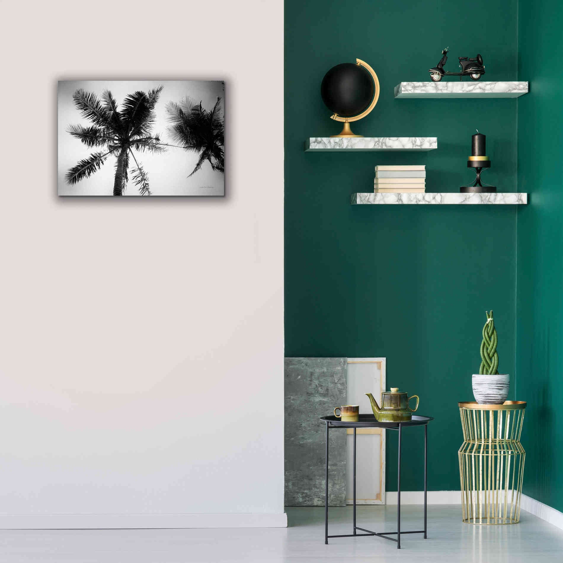 'Palm Tree Looking Up II' by Debra Van Swearingen, Canvas Wall Art,26 x 18