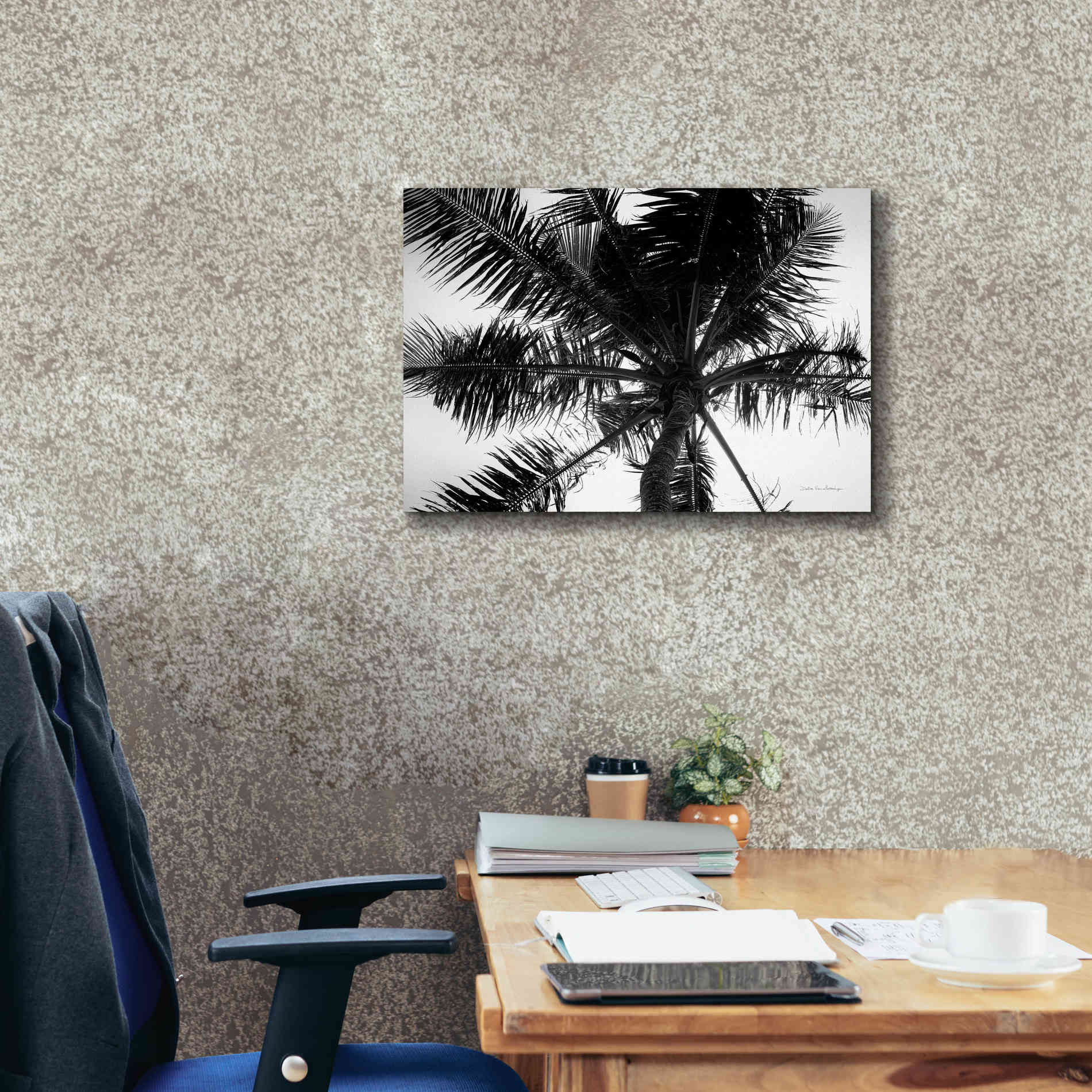 'Palm Tree Looking Up III' by Debra Van Swearingen, Canvas Wall Art,26 x 18