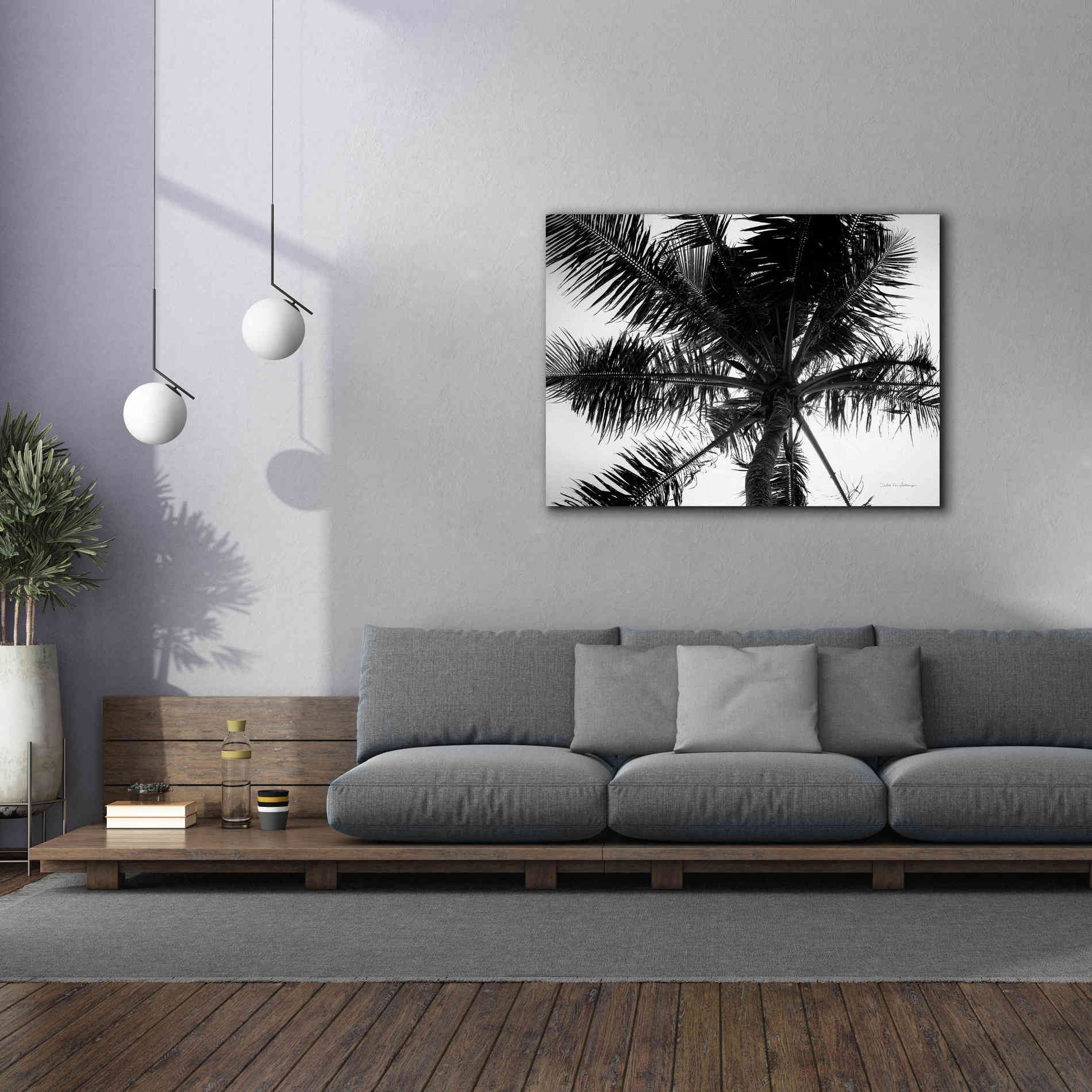 'Palm Tree Looking Up III' by Debra Van Swearingen, Canvas Wall Art,54 x 40