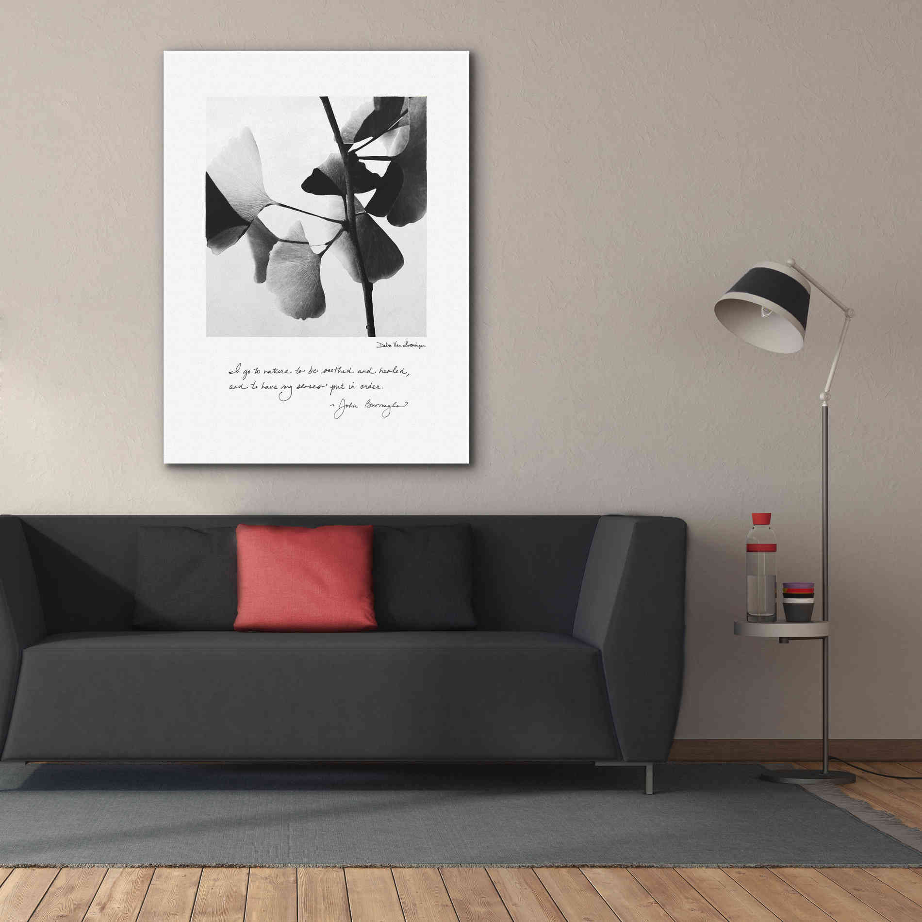 'Delicate Ginkgo v2' by Debra Van Swearingen, Canvas Wall Art,40 x 54