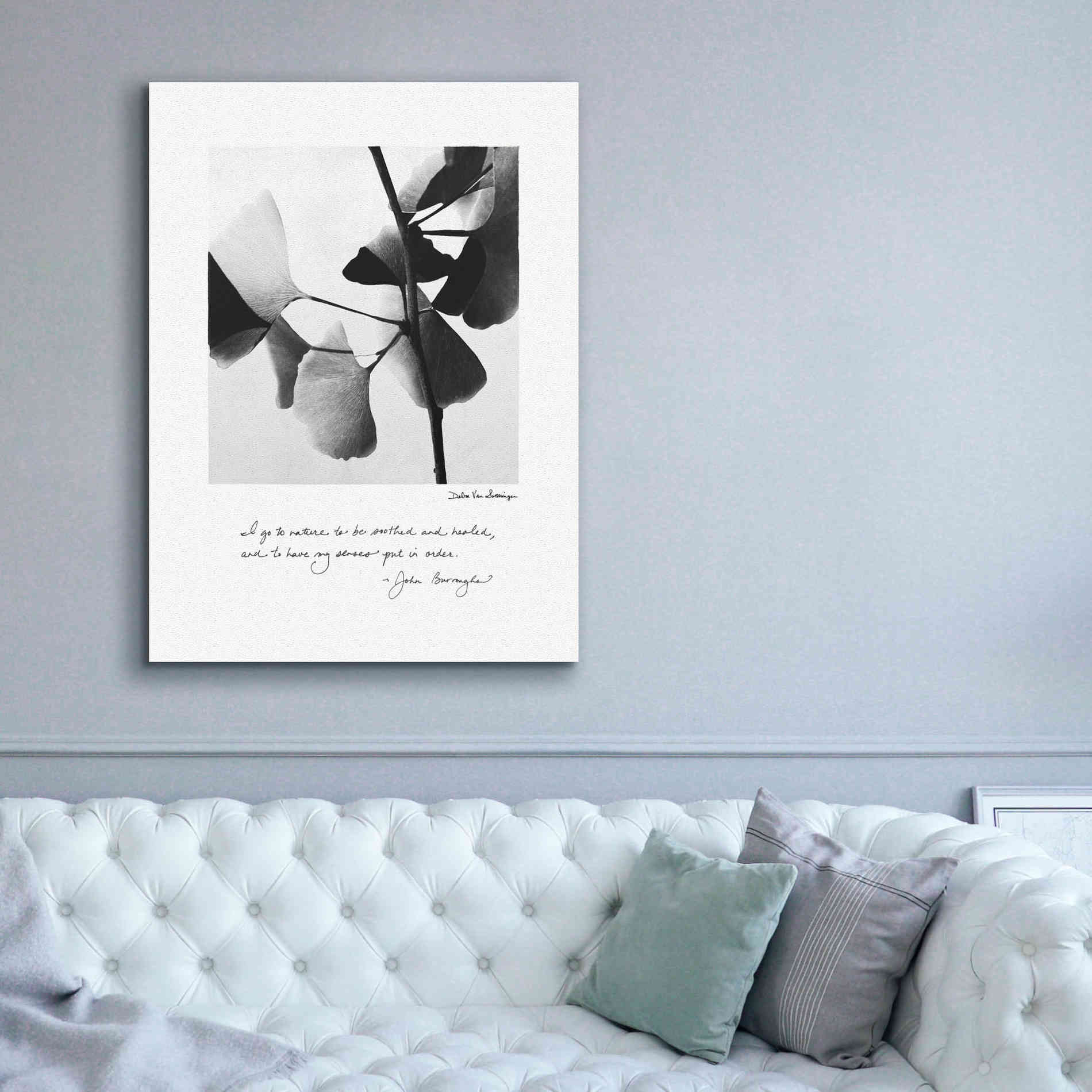 'Delicate Ginkgo v2' by Debra Van Swearingen, Canvas Wall Art,40 x 54