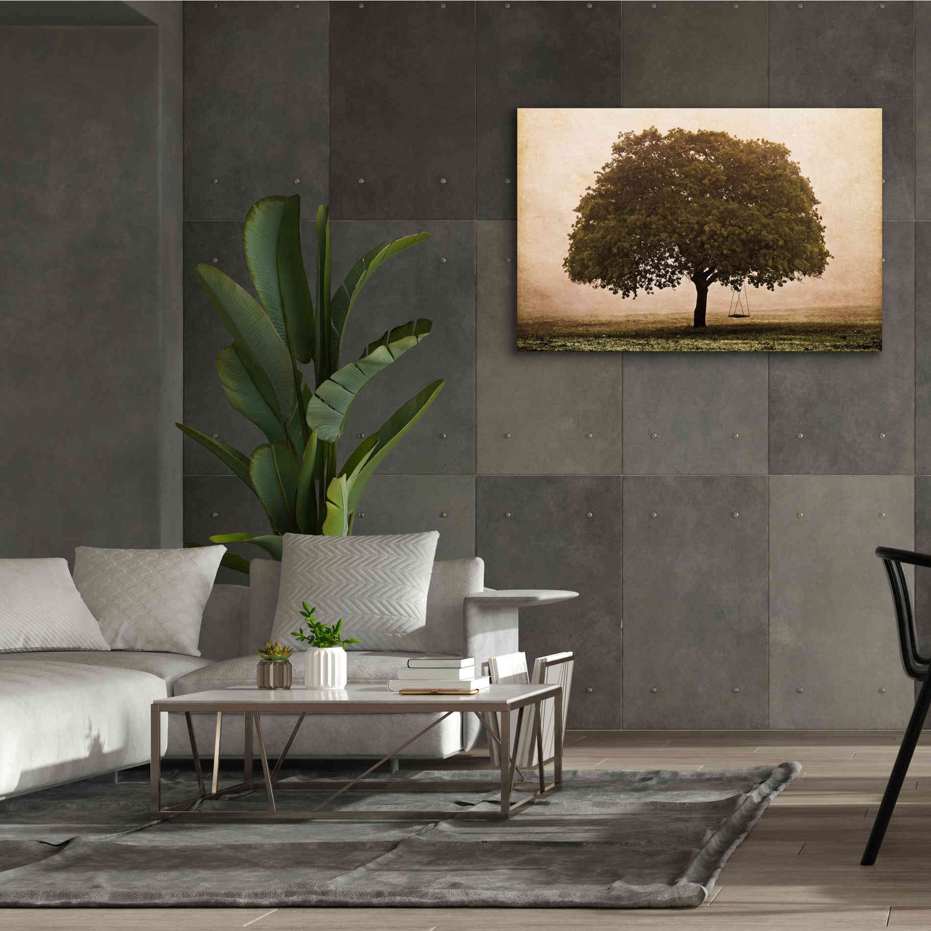 'The Hopeful Oak' by Debra Van Swearingen, Canvas Wall Art,60 x 40