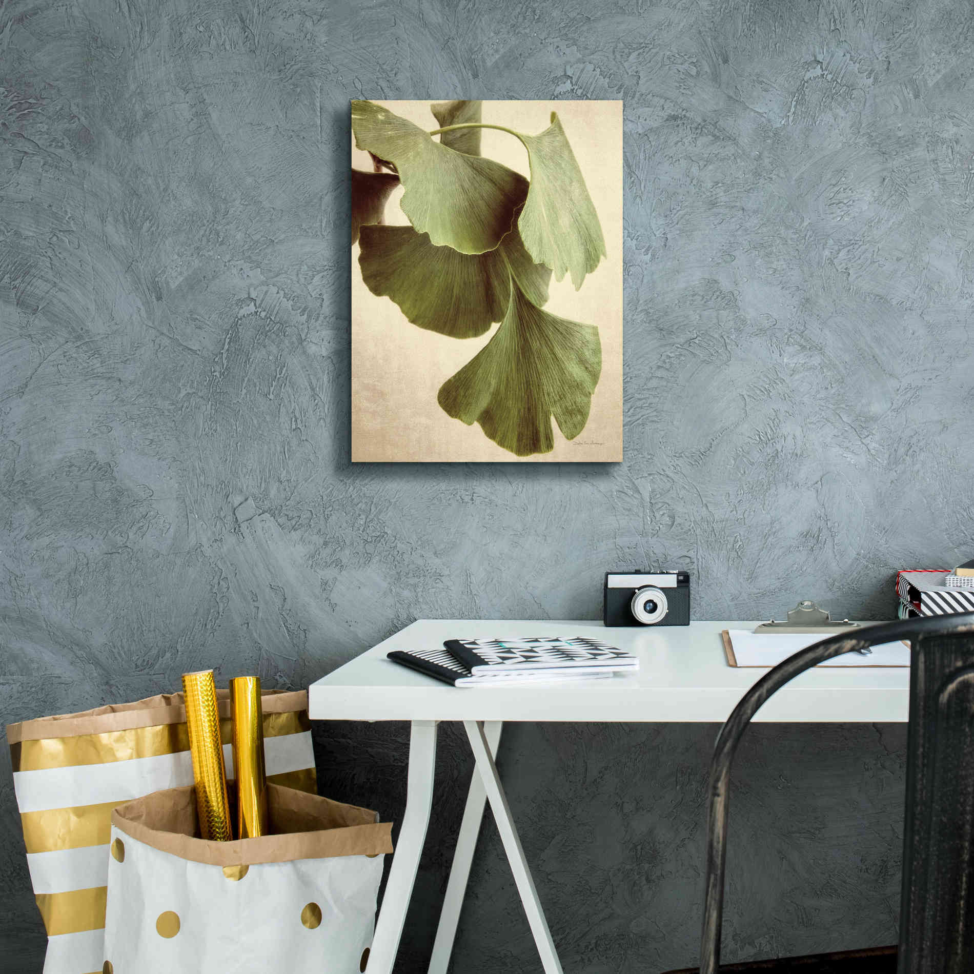 'Gingko Color' by Debra Van Swearingen, Canvas Wall Art,12 x 16
