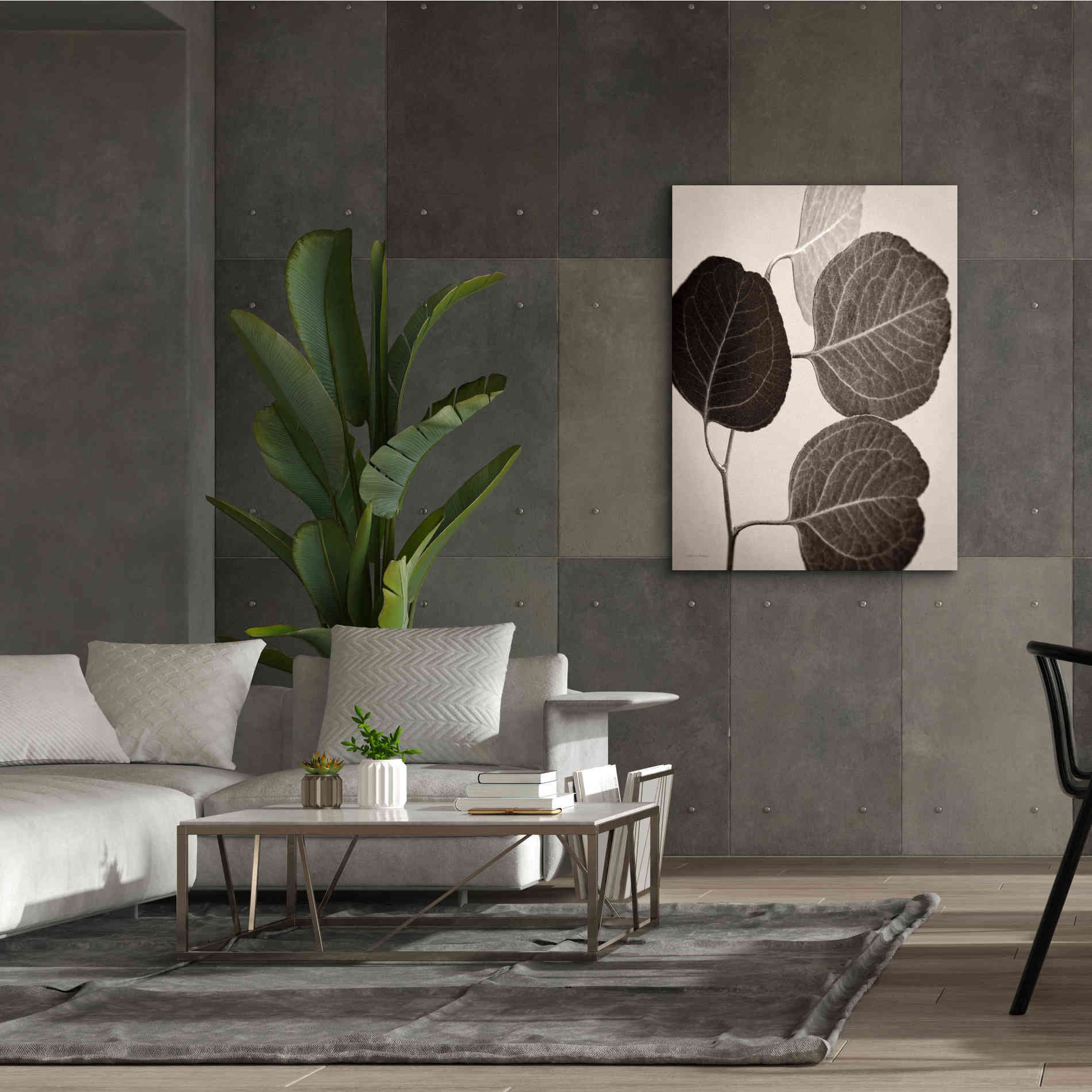 'Eucalyptus Sepia' by Debra Van Swearingen, Canvas Wall Art,40 x 54