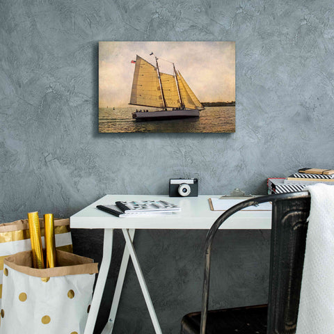 Image of 'Morning Sail' by Debra Van Swearingen, Canvas Wall Art,18 x 12