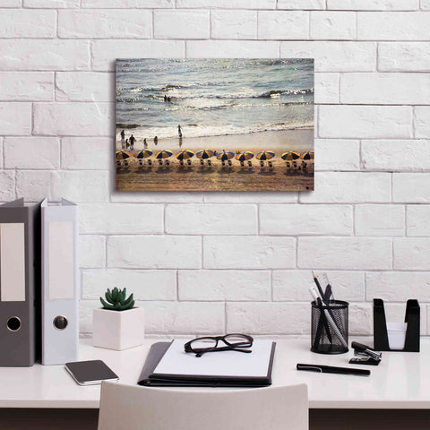 Image of 'A Day At The Beach' by Debra Van Swearingen, Canvas Wall Art,18 x 12