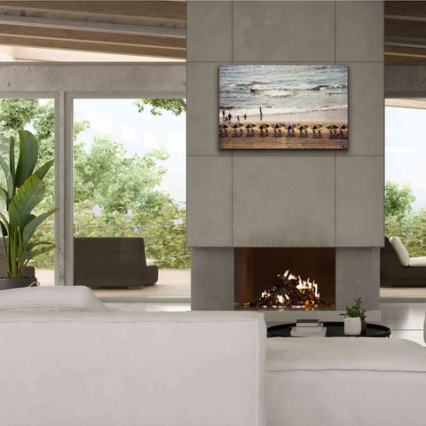 Image of 'A Day At The Beach' by Debra Van Swearingen, Canvas Wall Art,40 x 26