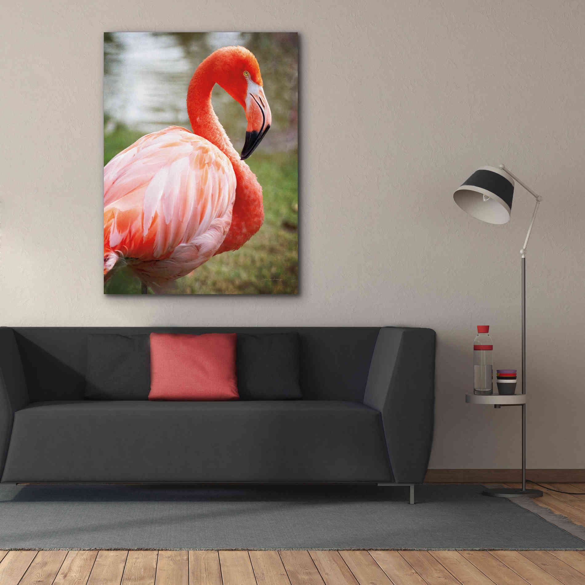 'Flamingo I' by Debra Van Swearingen, Canvas Wall Art,40 x 54