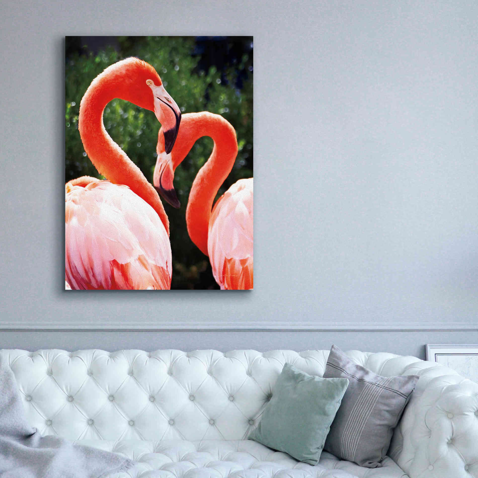 'Flamingo II' by Debra Van Swearingen, Canvas Wall Art,40 x 54