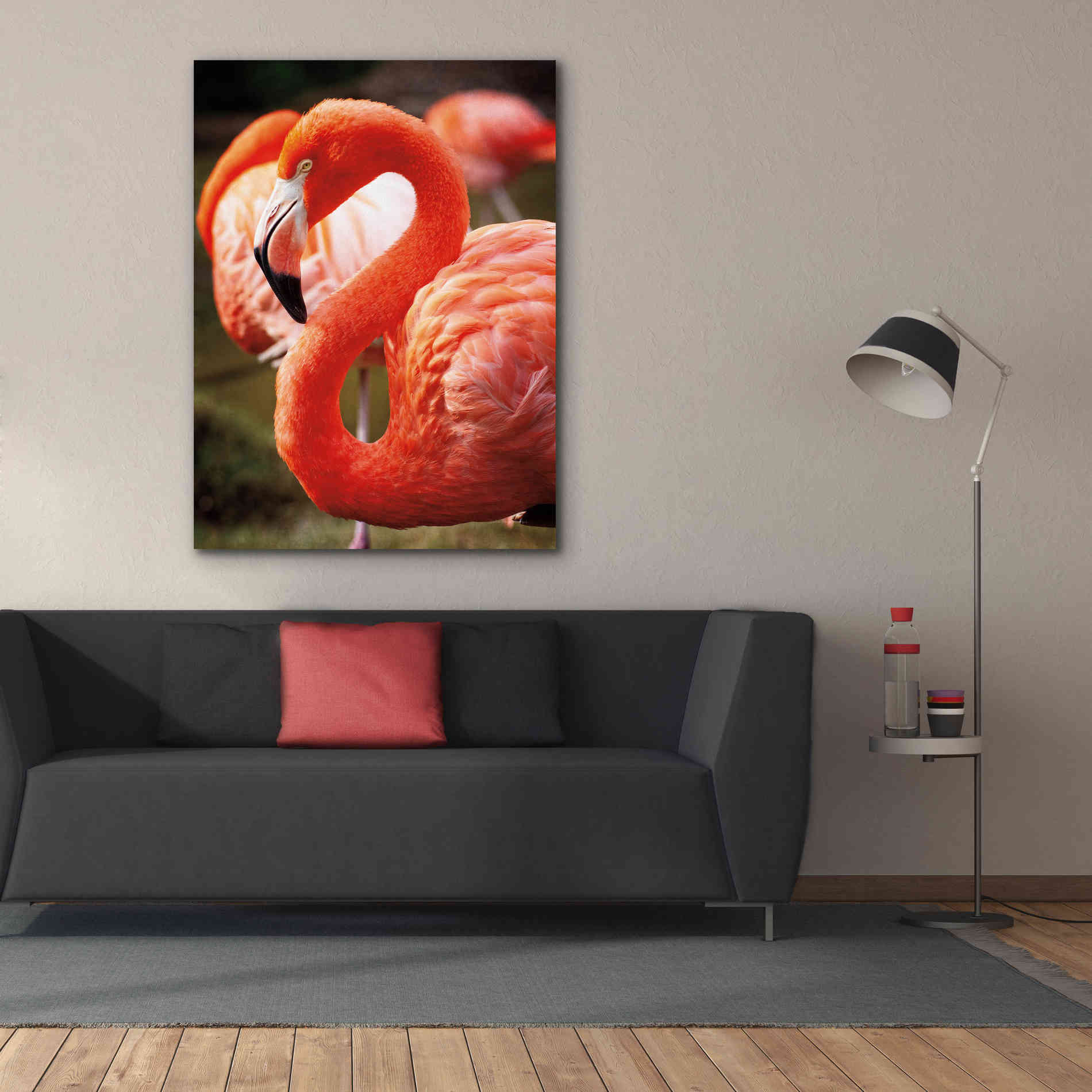 'Flamingo III' by Debra Van Swearingen, Canvas Wall Art,40 x 54