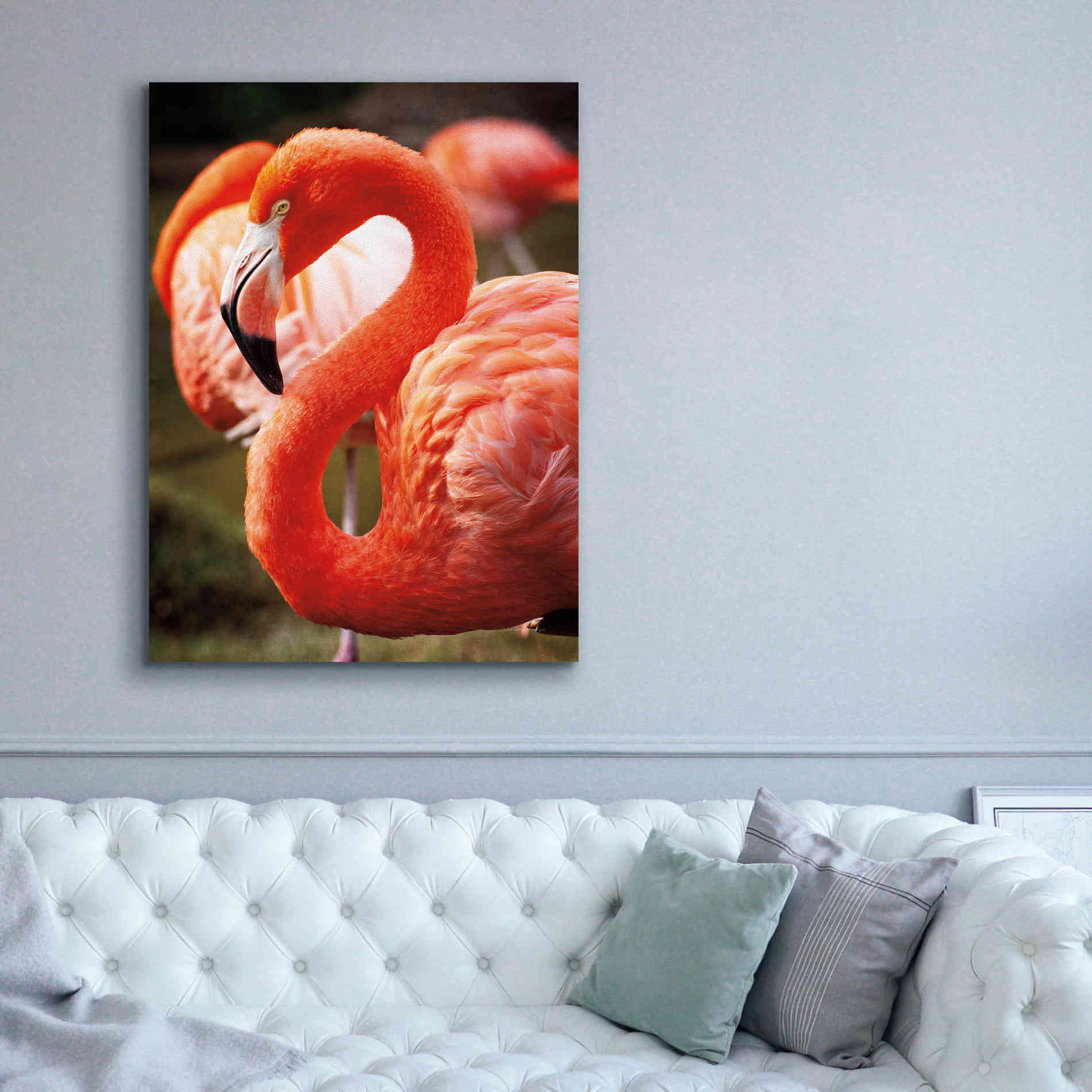 'Flamingo III' by Debra Van Swearingen, Canvas Wall Art,40 x 54