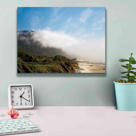 Image of 'Coastal Fog' by Debra Van Swearingen, Canvas Wall Art,16 x 12