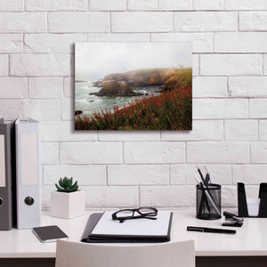 'Lighthouse Fog' by Debra Van Swearingen, Canvas Wall Art,16 x 12