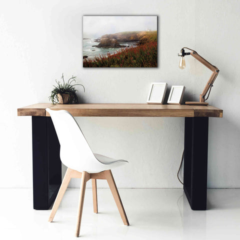 Image of 'Lighthouse Fog' by Debra Van Swearingen, Canvas Wall Art,26 x 18