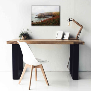'Lighthouse Fog' by Debra Van Swearingen, Canvas Wall Art,26 x 18
