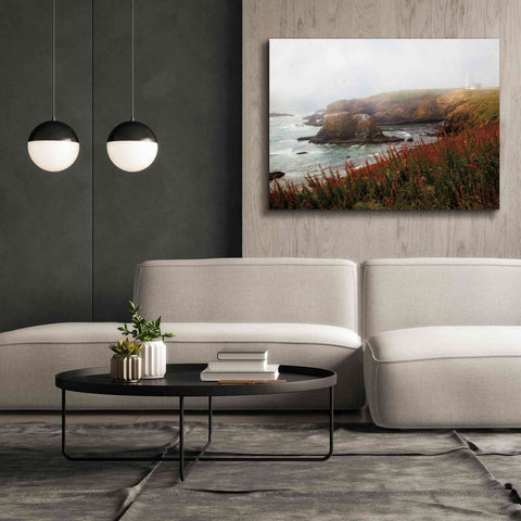 Image of 'Lighthouse Fog' by Debra Van Swearingen, Canvas Wall Art,54 x 40