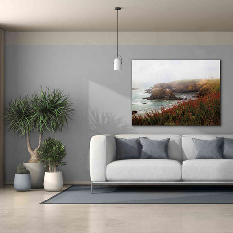Image of 'Lighthouse Fog' by Debra Van Swearingen, Canvas Wall Art,54 x 40