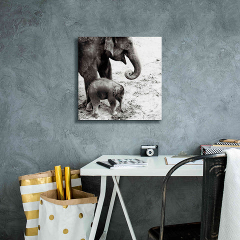 Image of 'Mother and Daughter' by Debra Van Swearingen, Canvas Wall Art,18 x 18