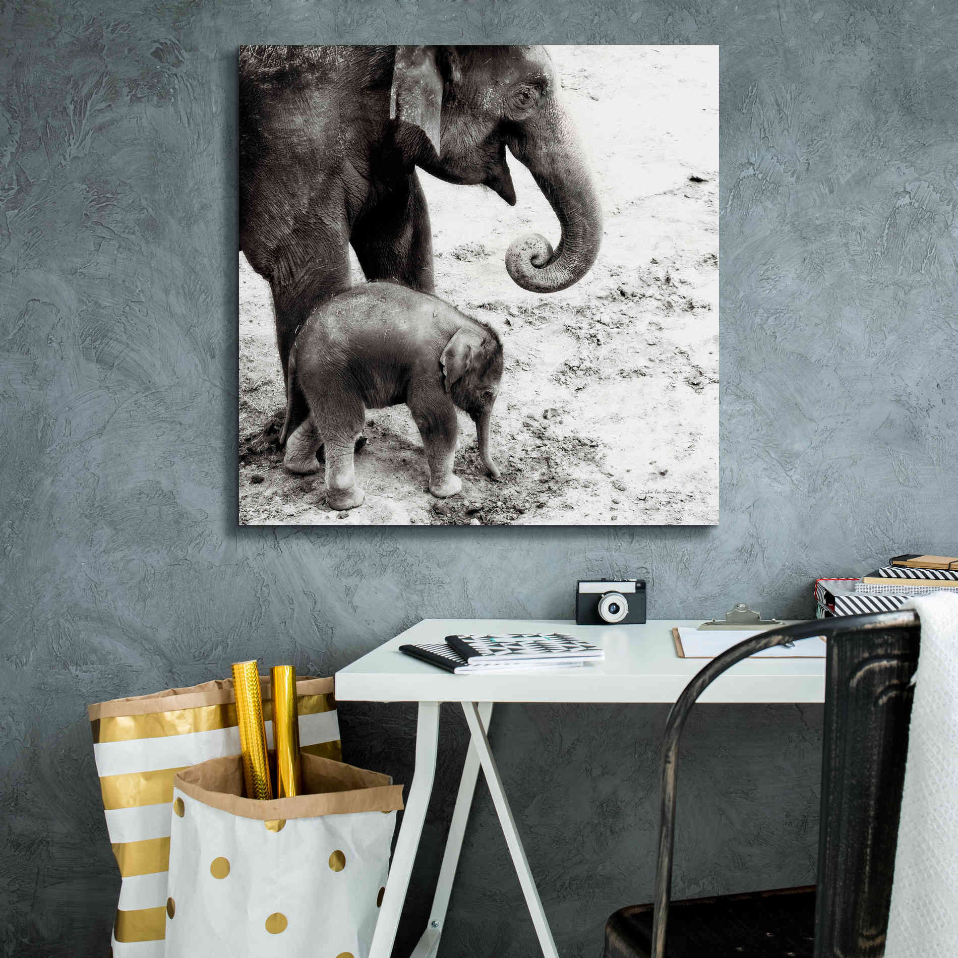 'Mother and Daughter' by Debra Van Swearingen, Canvas Wall Art,26 x 26