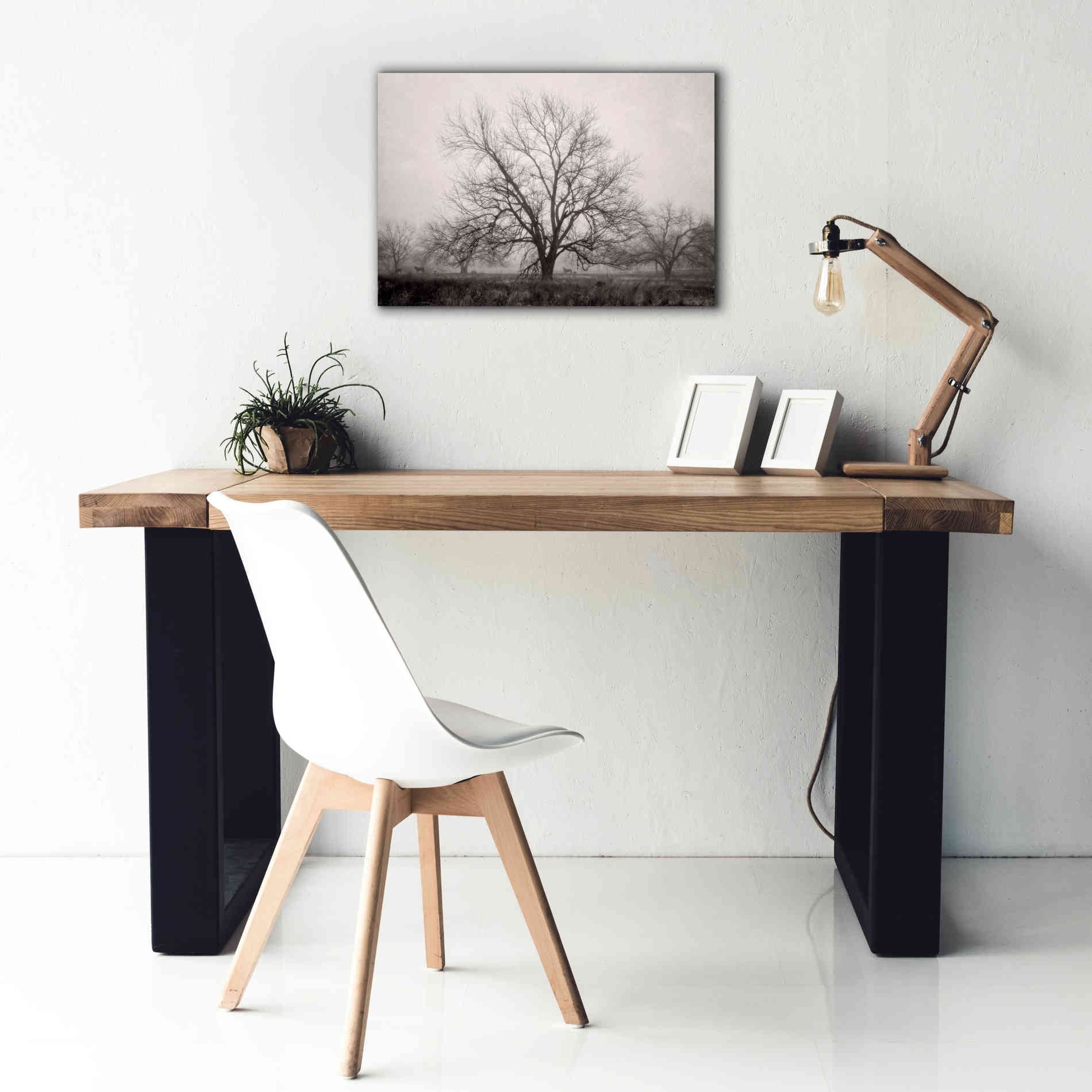 'Morning Calm I BW' by Debra Van Swearingen, Canvas Wall Art,26 x 18