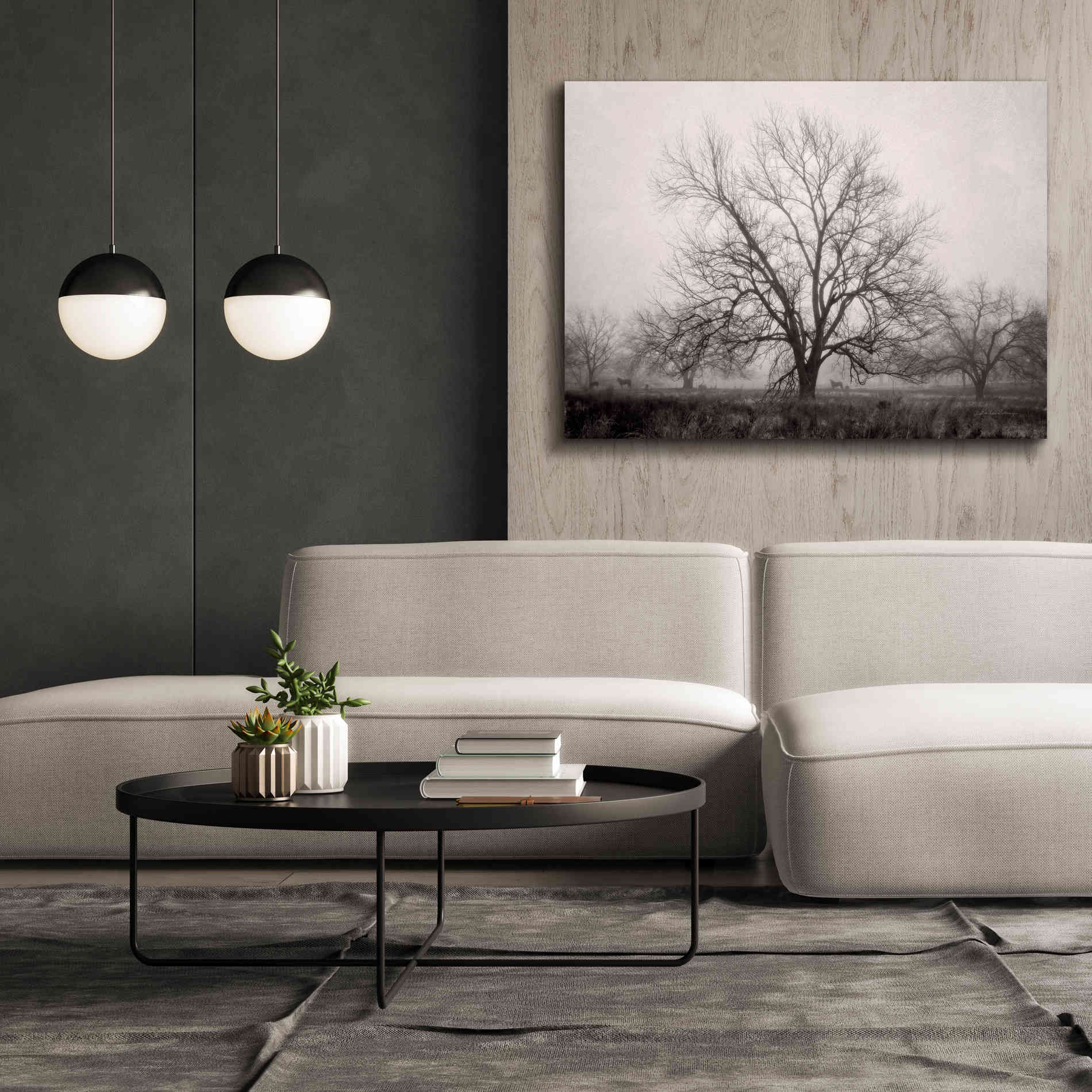 'Morning Calm I BW' by Debra Van Swearingen, Canvas Wall Art,54 x 40
