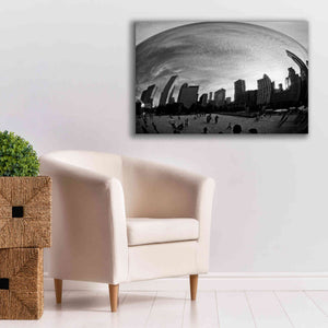 'The Bean Chicago BW' by Debra Van Swearingen, Canvas Wall Art,40 x 26