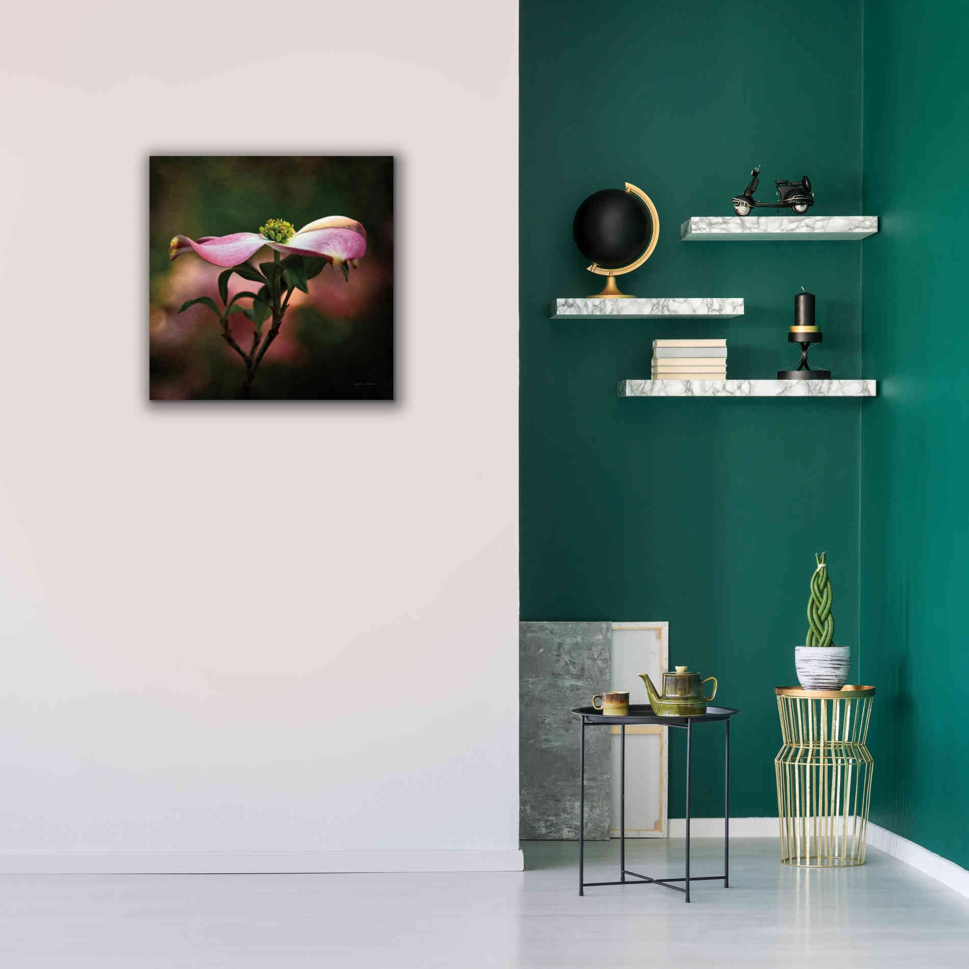 'Pink Dogwood I' by Debra Van Swearingen, Canvas Wall Art,26 x 26