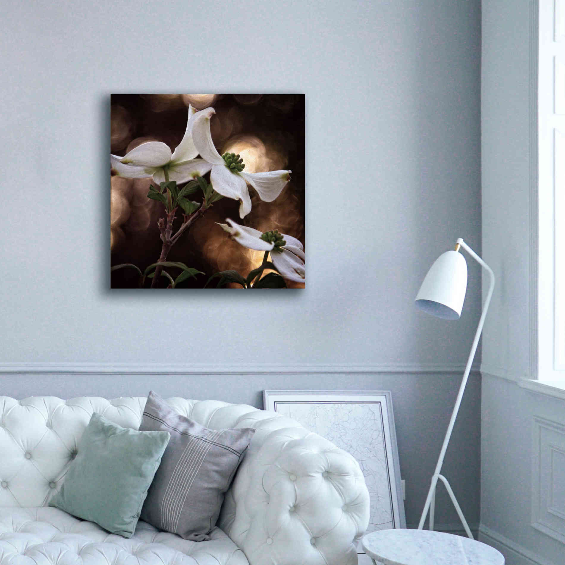 'White Dogwood I' by Debra Van Swearingen, Canvas Wall Art,37 x 37