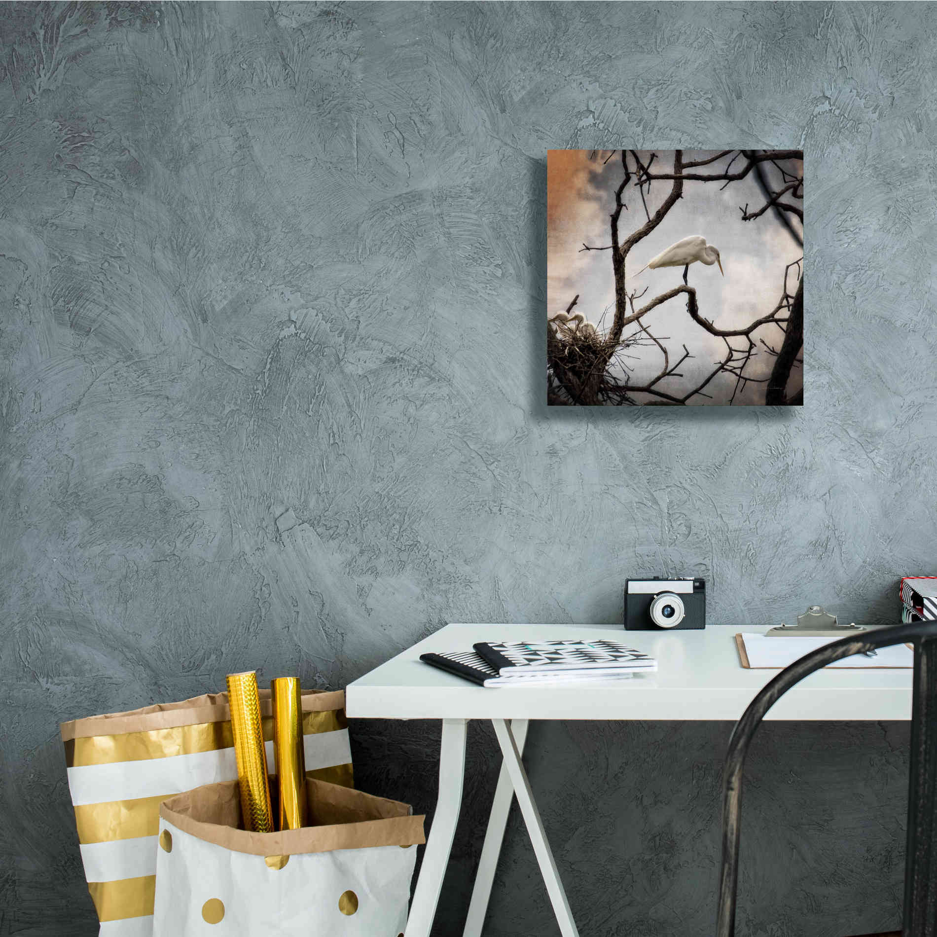 'Respite' by Debra Van Swearingen, Canvas Wall Art,12 x 12