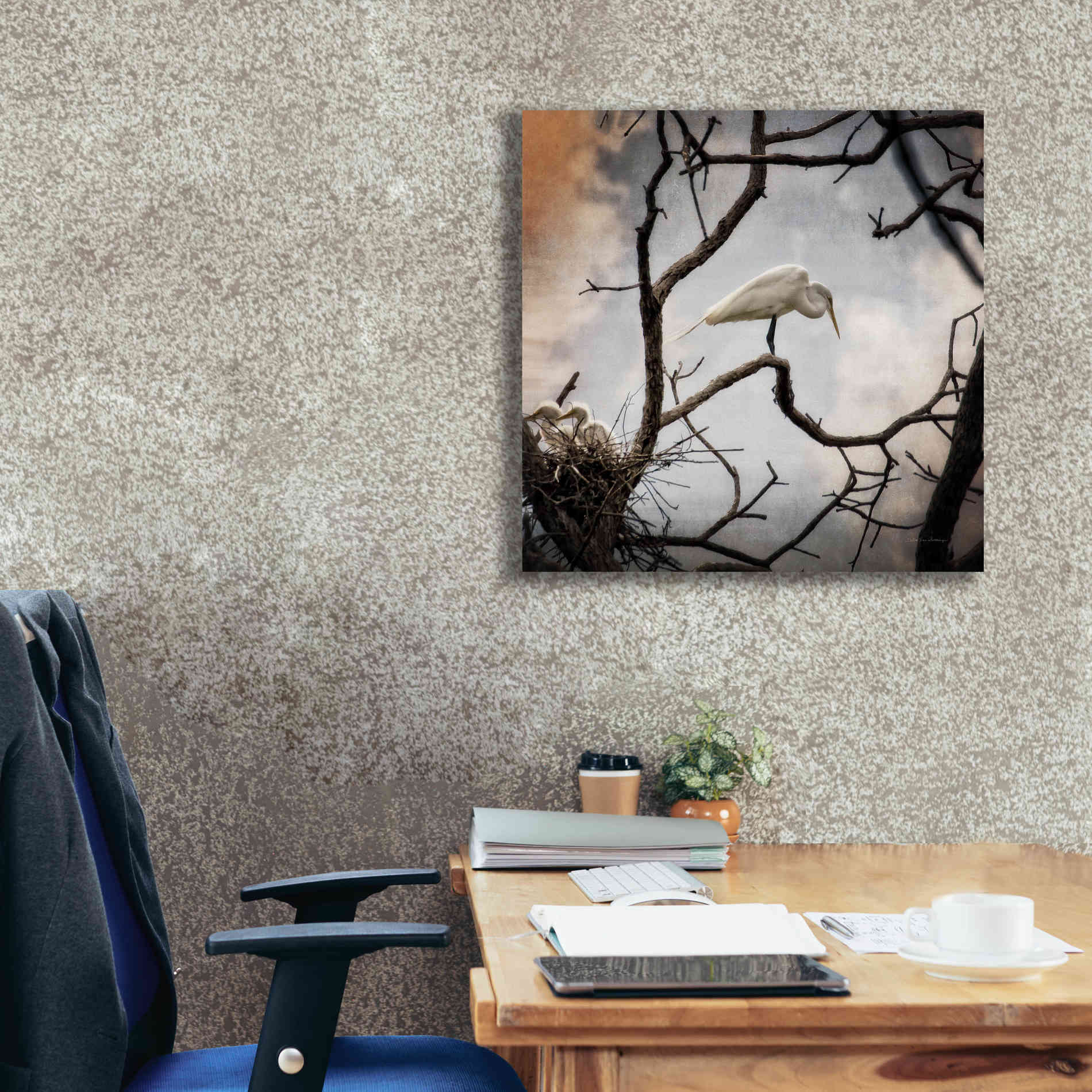 'Respite' by Debra Van Swearingen, Canvas Wall Art,26 x 26
